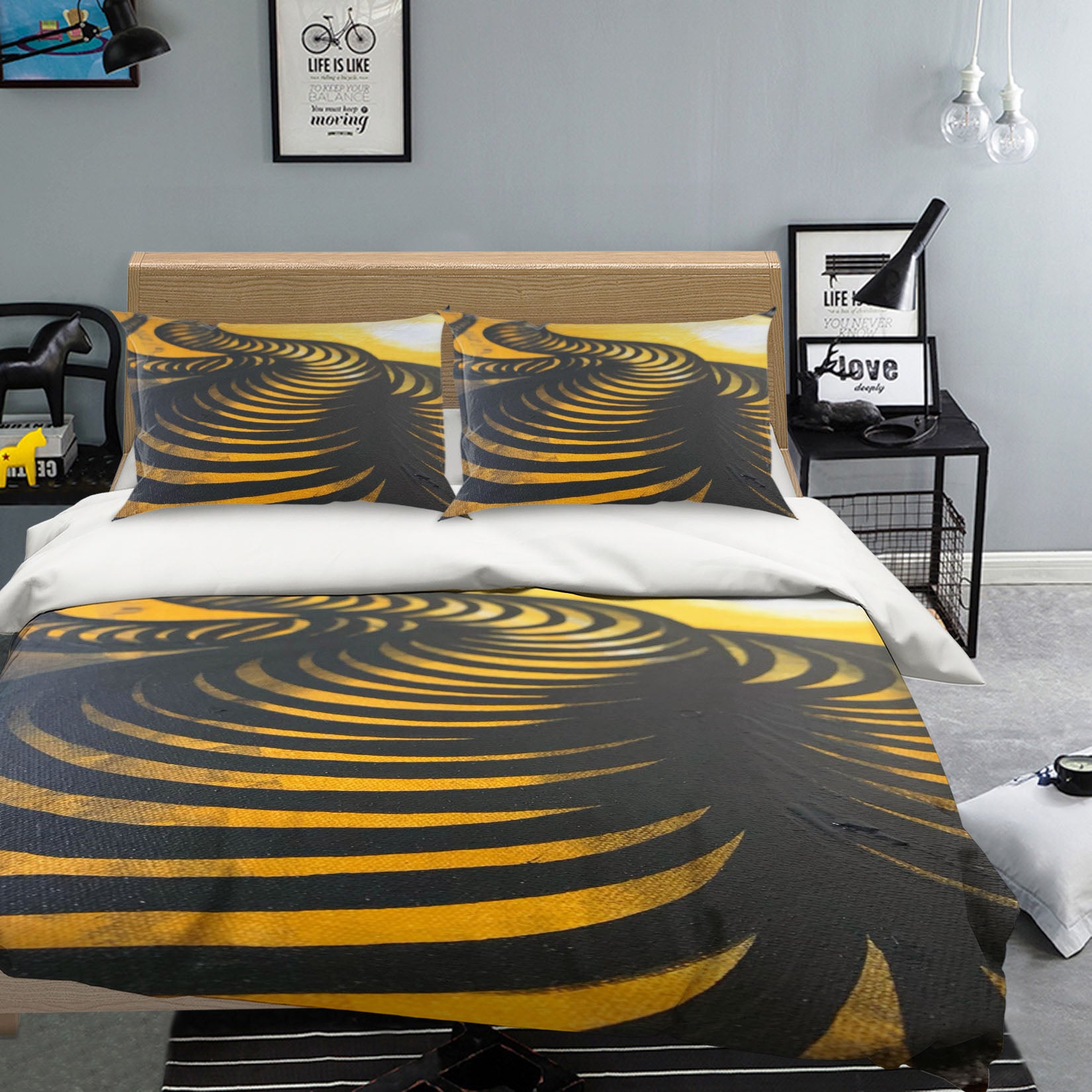 3D Circle Texture 8811 Jacqueline Reynoso Bedding Bed Pillowcases Quilt Cover Duvet Cover