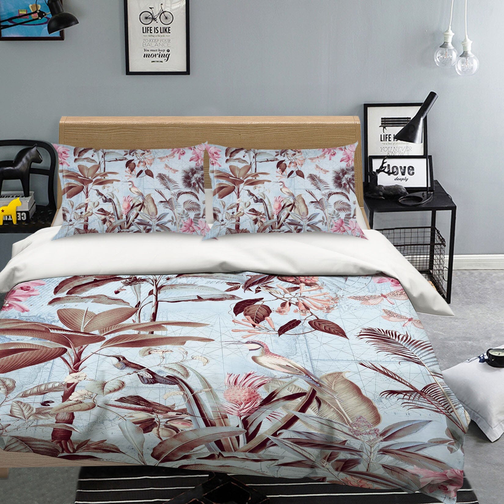 3D Winter Forest 128 Andrea haase Bedding Bed Pillowcases Quilt Quiet Covers AJ Creativity Home 