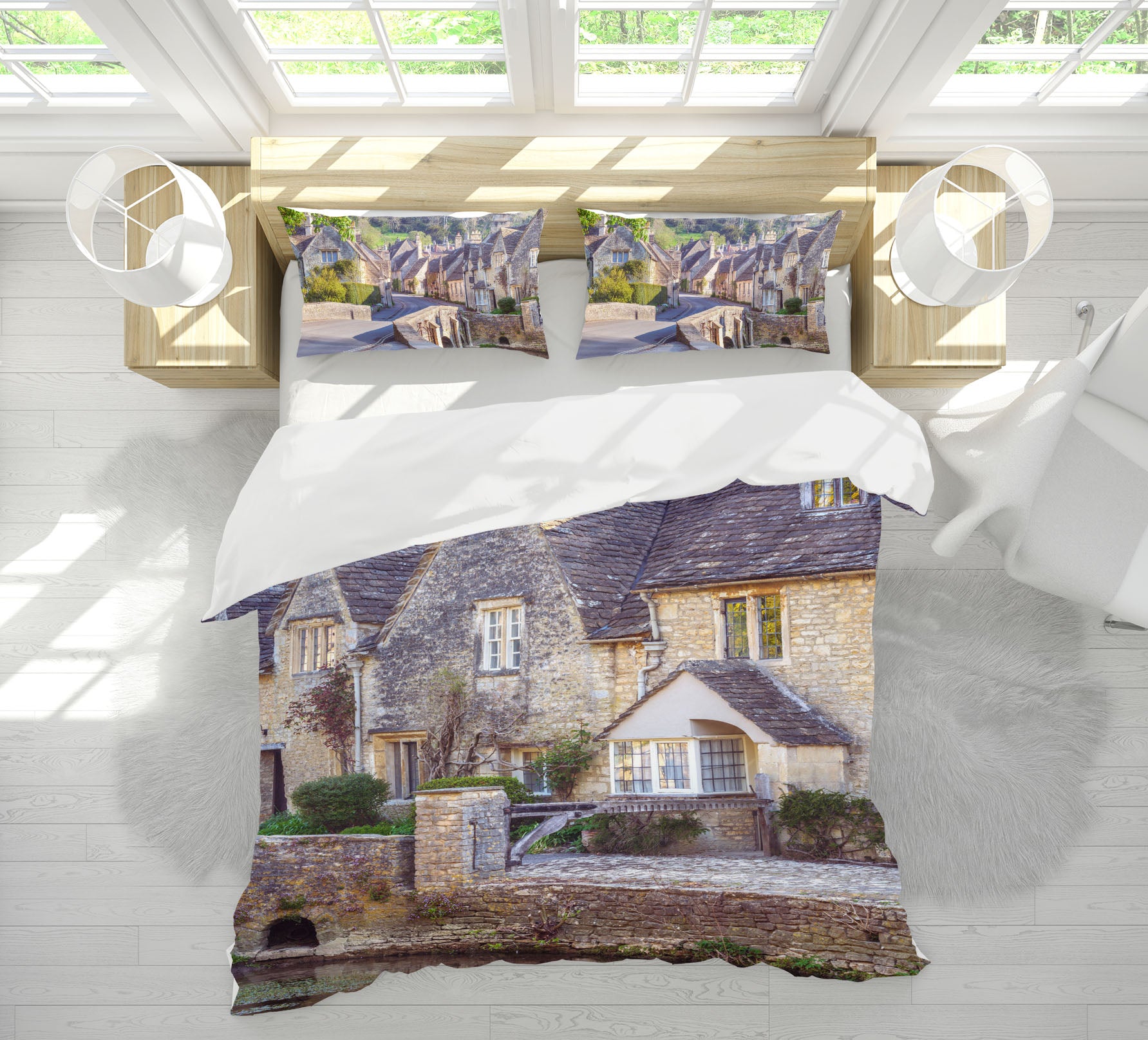 3D Country House 7239 Assaf Frank Bedding Bed Pillowcases Quilt Cover Duvet Cover