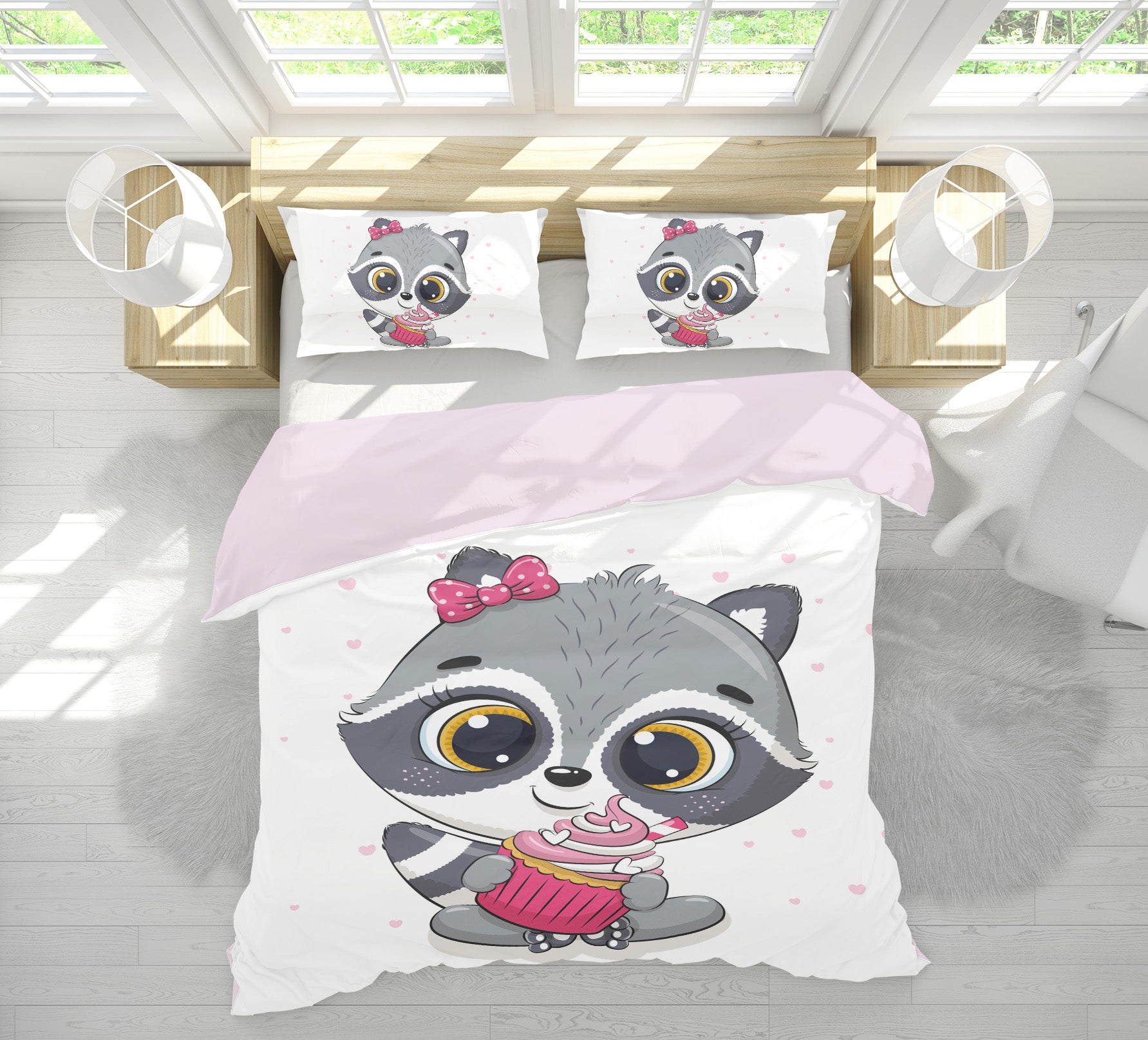 3D Civet Cat 58212 Bed Pillowcases Quilt