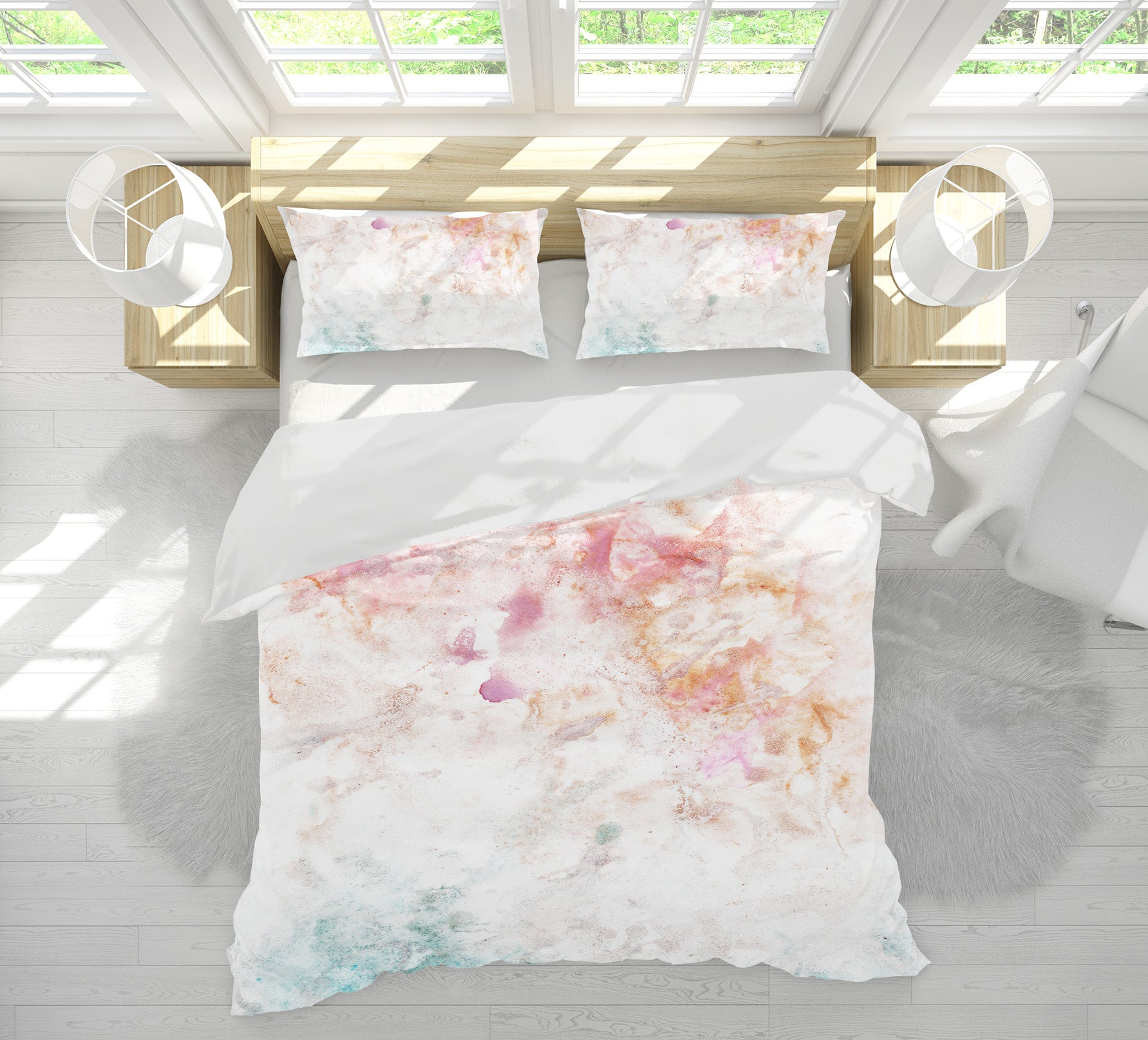 3D Light Texture 15211 Bed Pillowcases Quilt