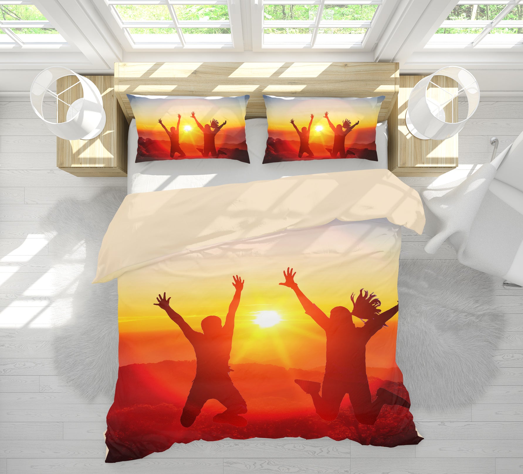 3D Jump 14168 Bed Pillowcases Quilt