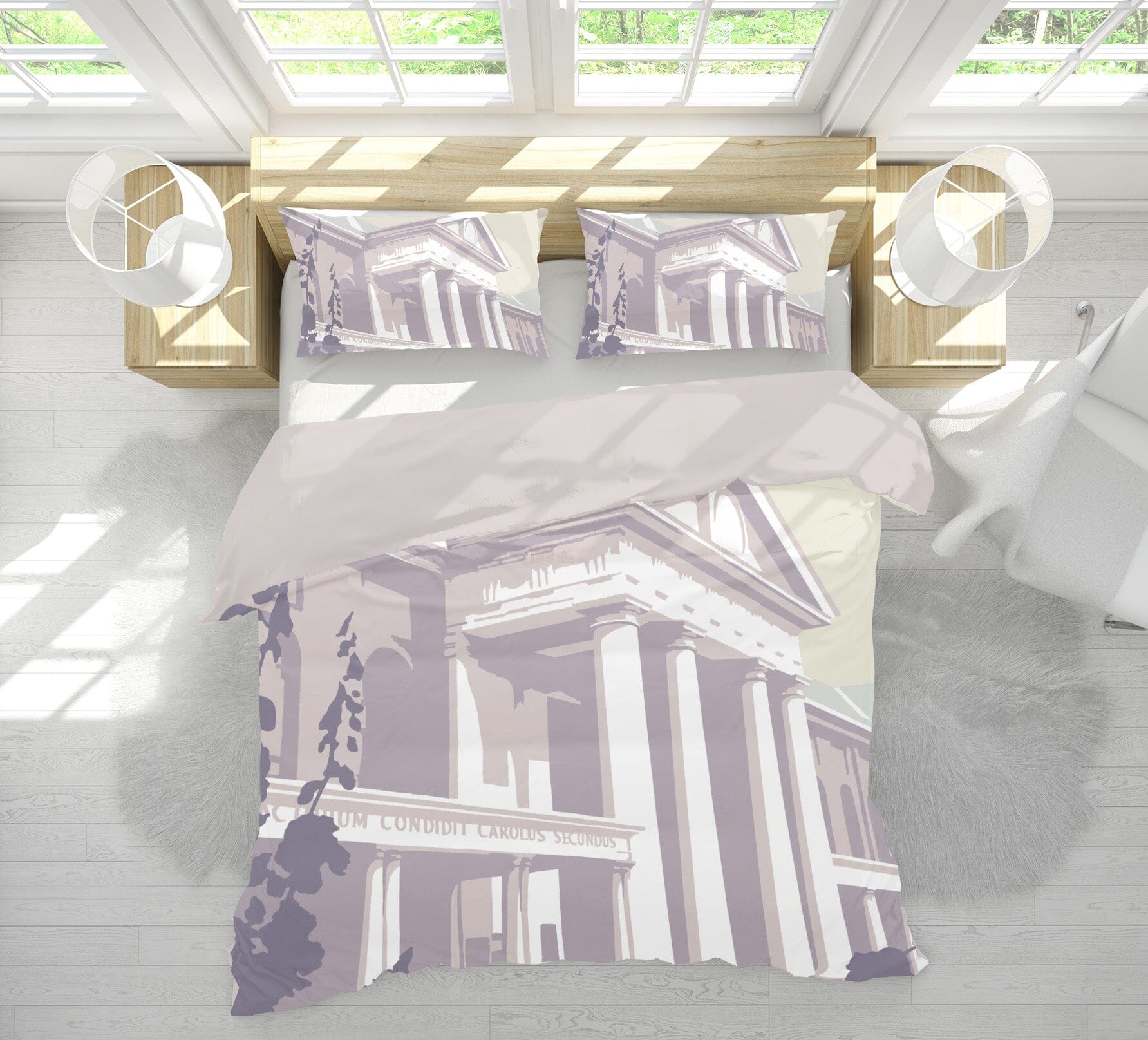 3D Chelsea Flower Show 2012 Steve Read Bedding Bed Pillowcases Quilt Quiet Covers AJ Creativity Home 