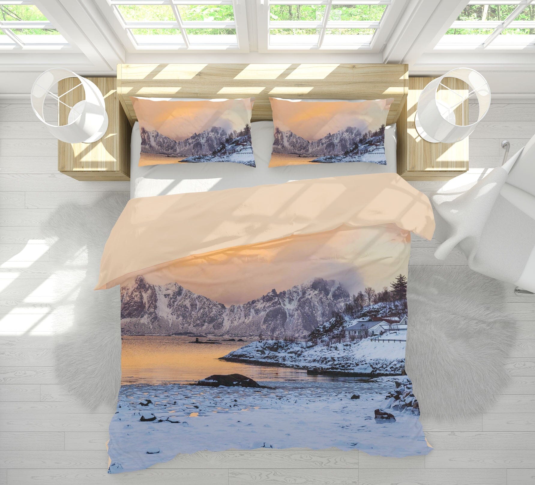 3D White World 2148 Marco Carmassi Bedding Bed Pillowcases Quilt Quiet Covers AJ Creativity Home 