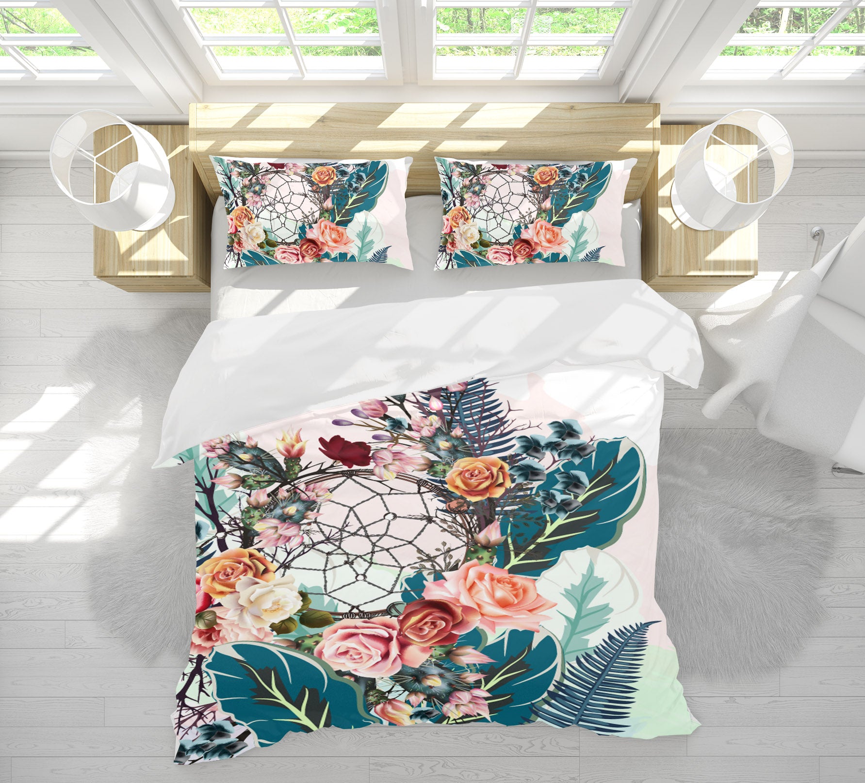 3D Wreath 14230 Bed Pillowcases Quilt