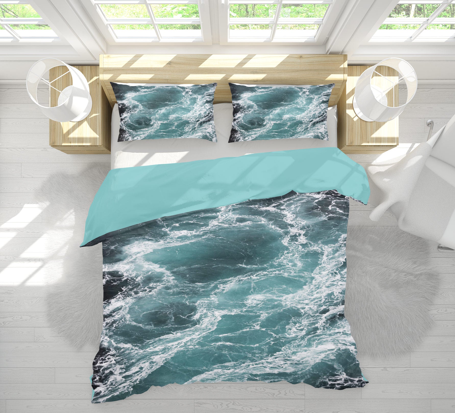 3D Sea Surface 15102 Bed Pillowcases Quilt