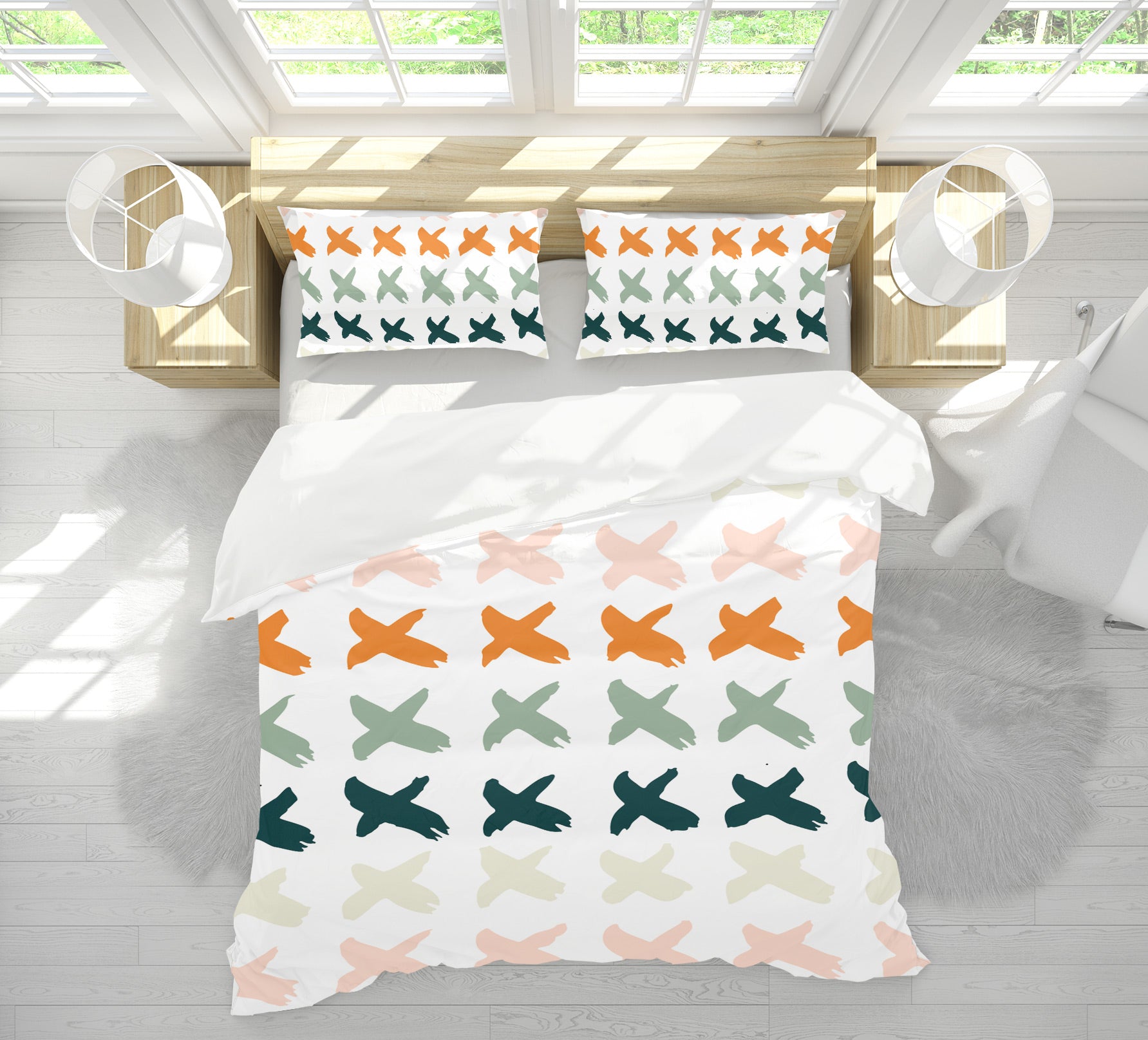 3D Colorful Cross 109159 Kashmira Jayaprakash Bedding Bed Pillowcases Quilt
