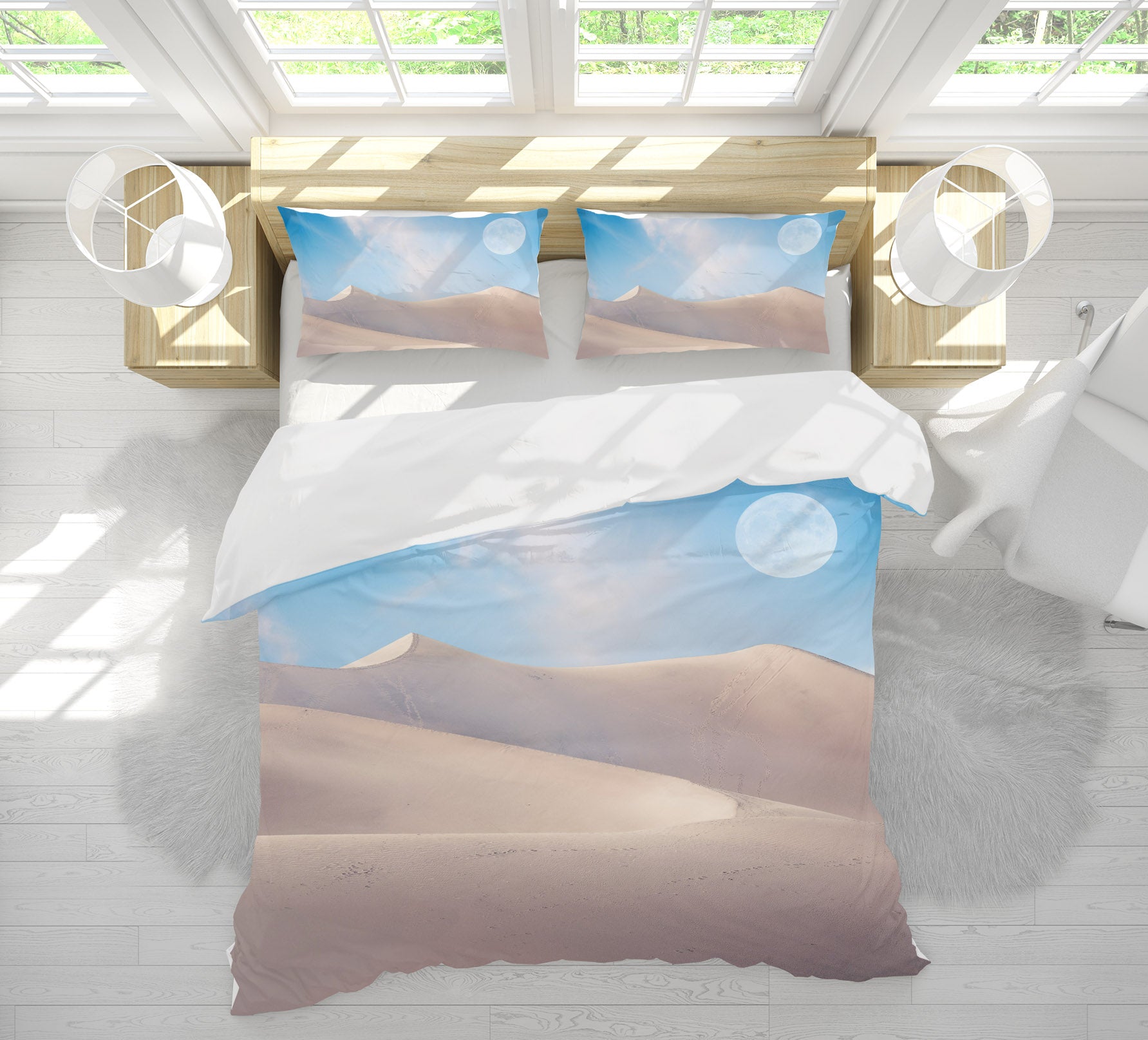 3D White Desert 147 Marco Carmassi Bedding Bed Pillowcases Quilt