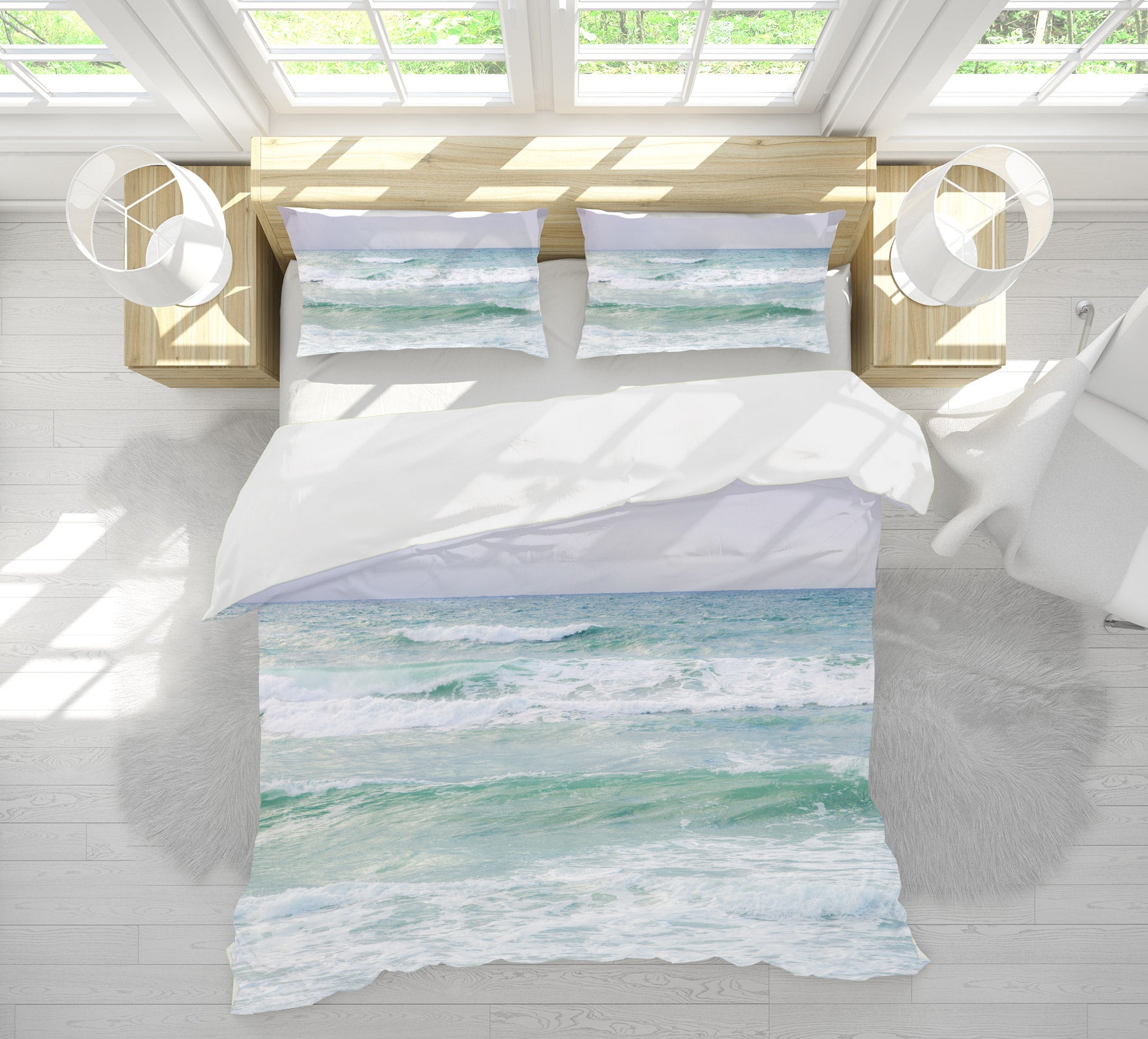 3D Ocean Waves 6926 Assaf Frank Bedding Bed Pillowcases Quilt Cover Duvet Cover