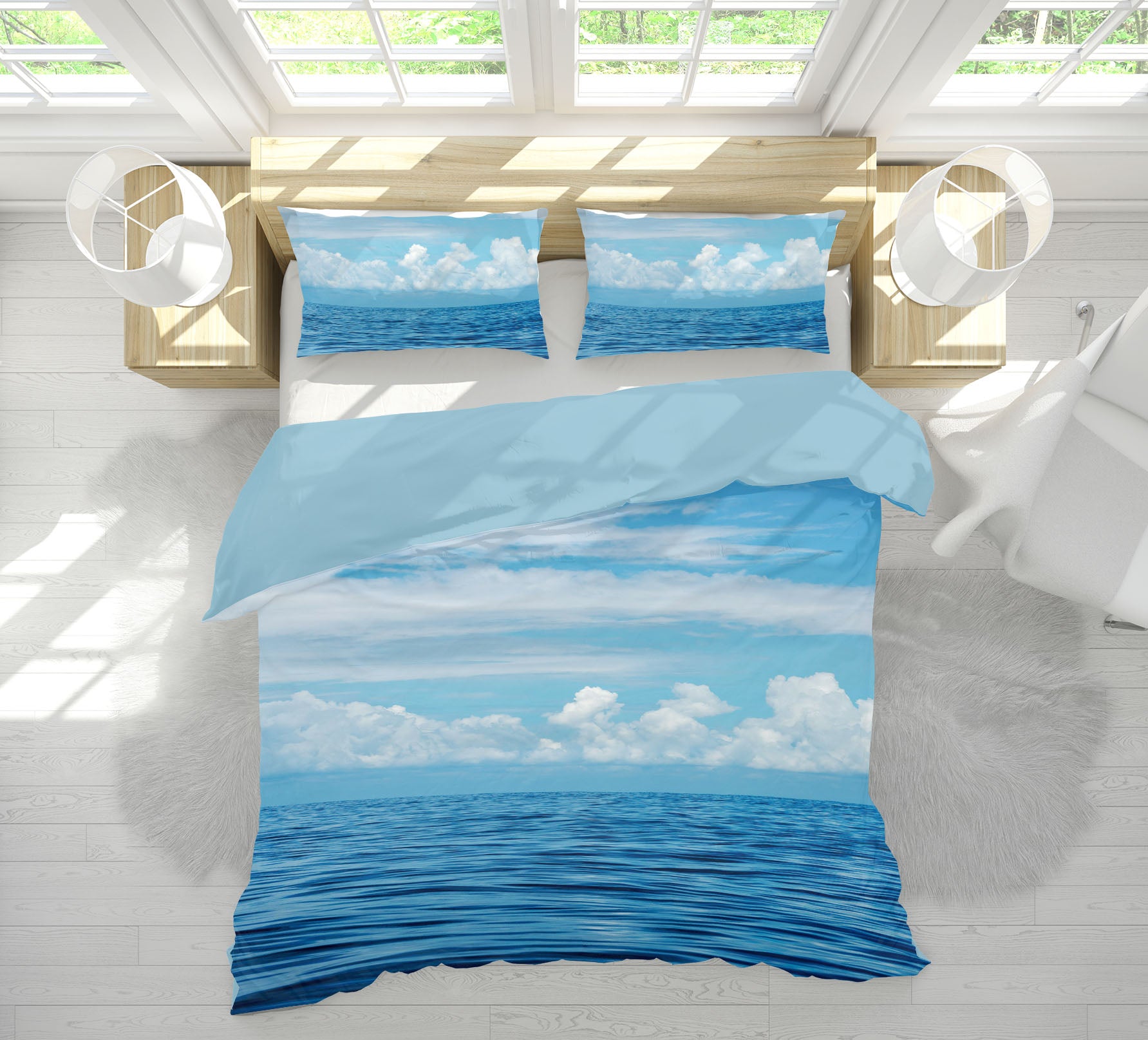 3D Blue Sea 062 Marco Carmassi Bedding Bed Pillowcases Quilt