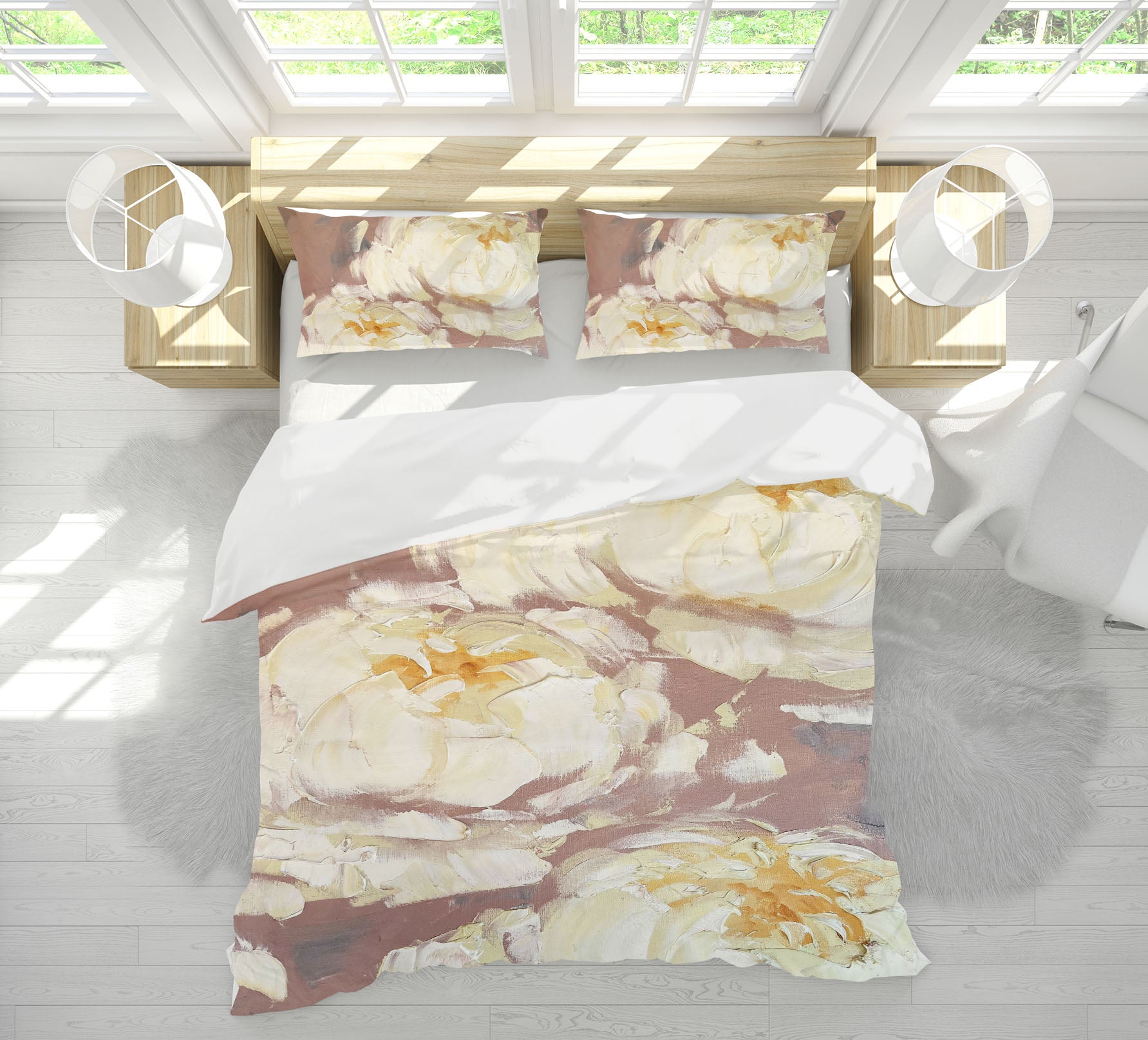 3D Peony 3812 Skromova Marina Bedding Bed Pillowcases Quilt Cover Duvet Cover