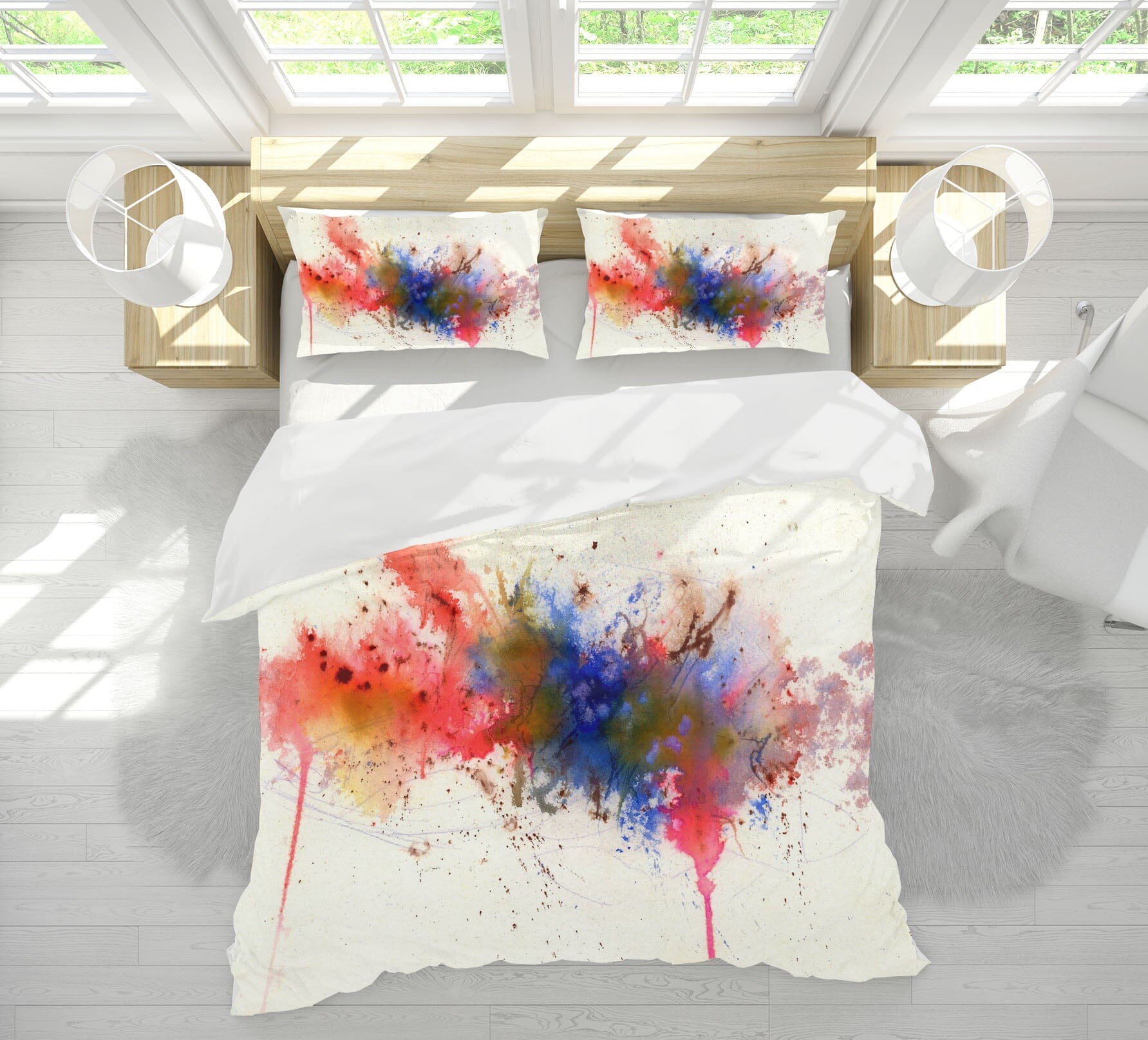3D Color Splash 2010 Anne Farrall Doyle Bedding Bed Pillowcases Quilt Quiet Covers AJ Creativity Home 
