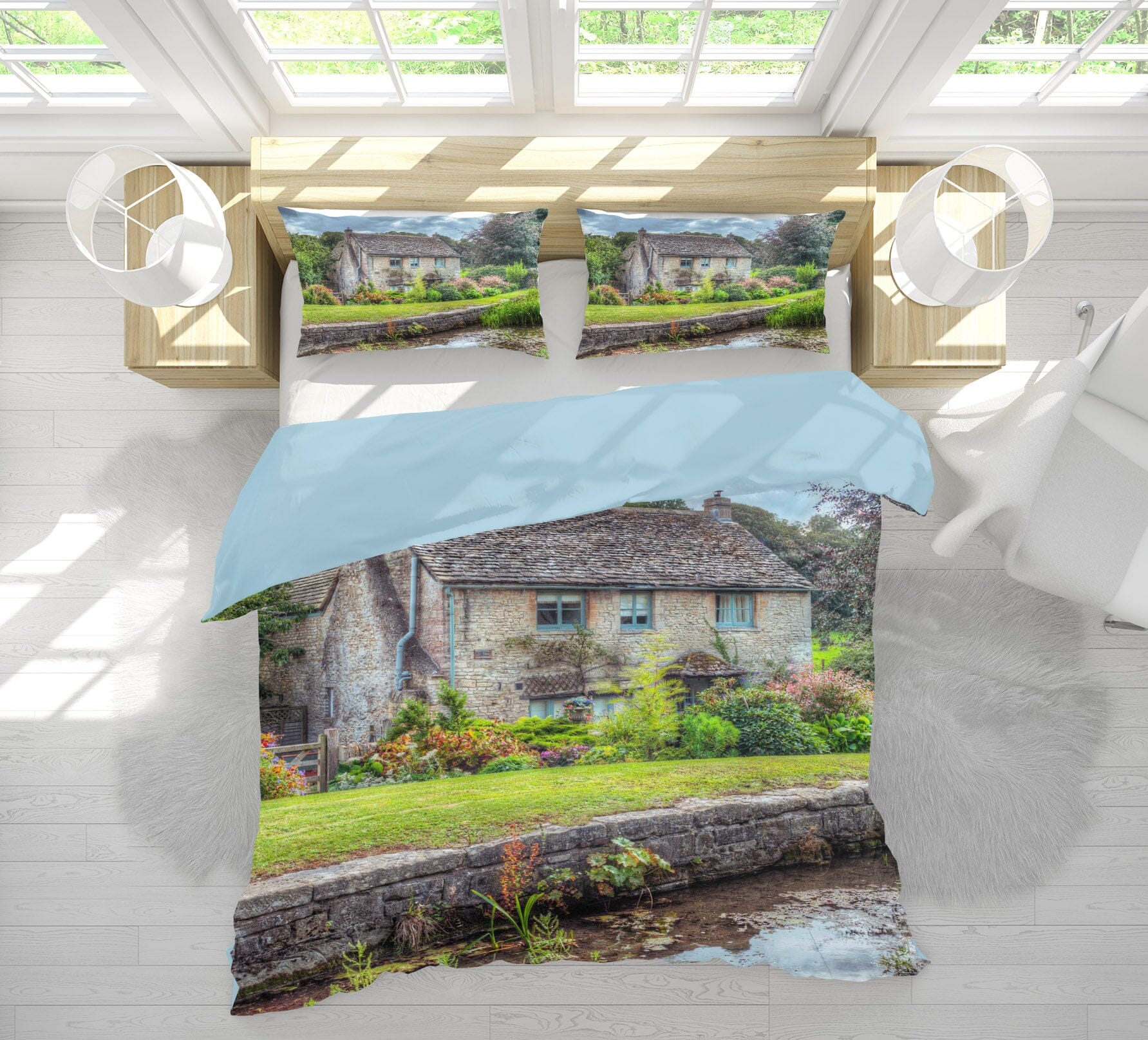 3D Country Manor 2010 Assaf Frank Bedding Bed Pillowcases Quilt Quiet Covers AJ Creativity Home 