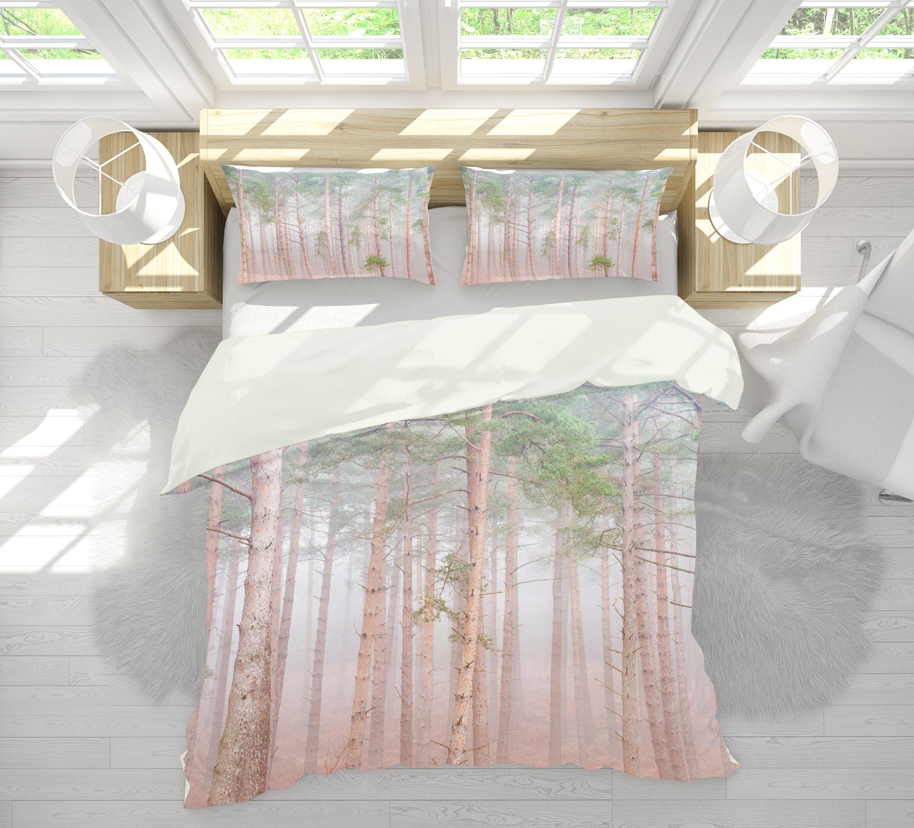 3D Tree Trunk 6995 Assaf Frank Bedding Bed Pillowcases Quilt Cover Duvet Cover