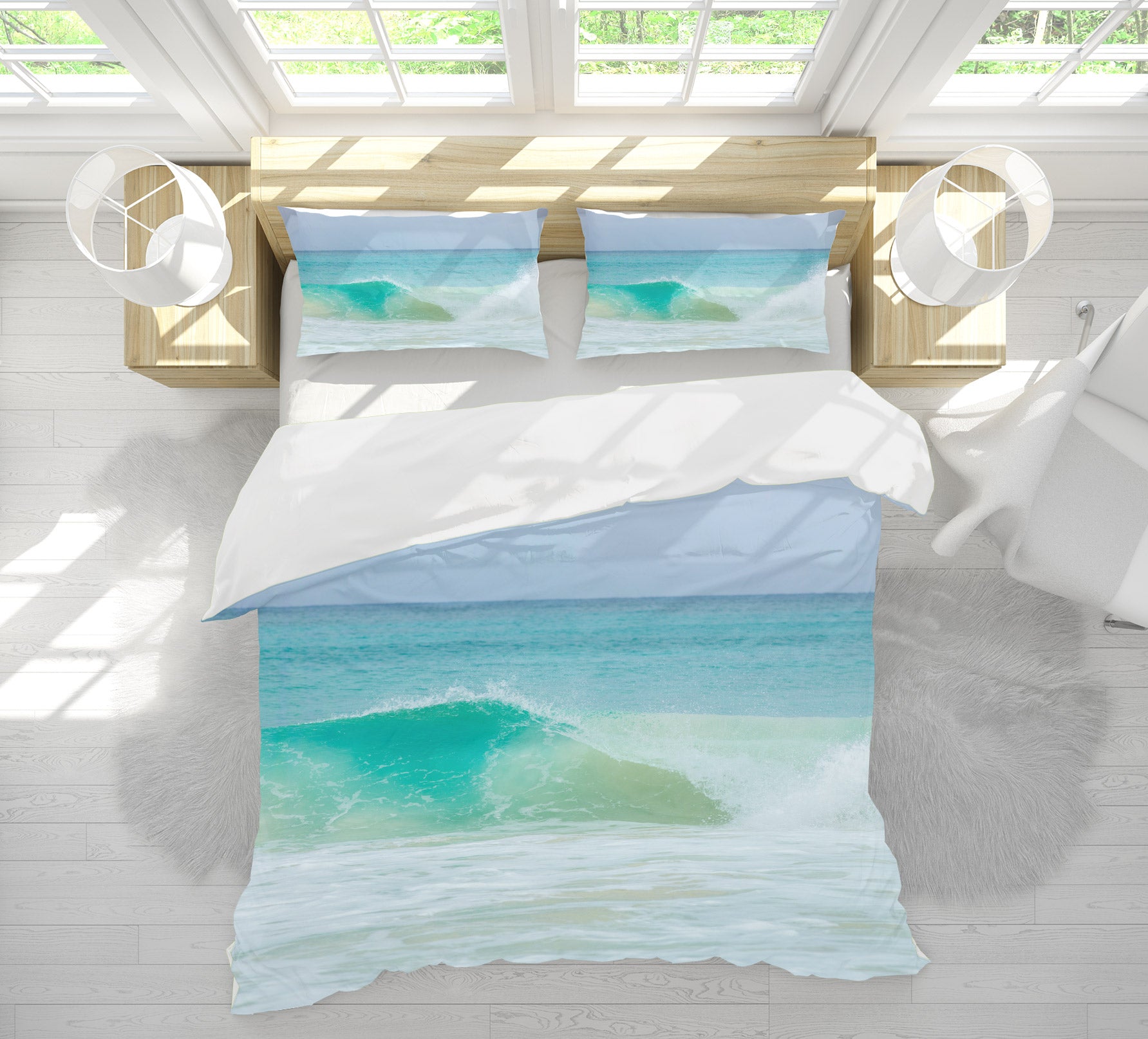 3D Ocean Spray 6932 Assaf Frank Bedding Bed Pillowcases Quilt Cover Duvet Cover