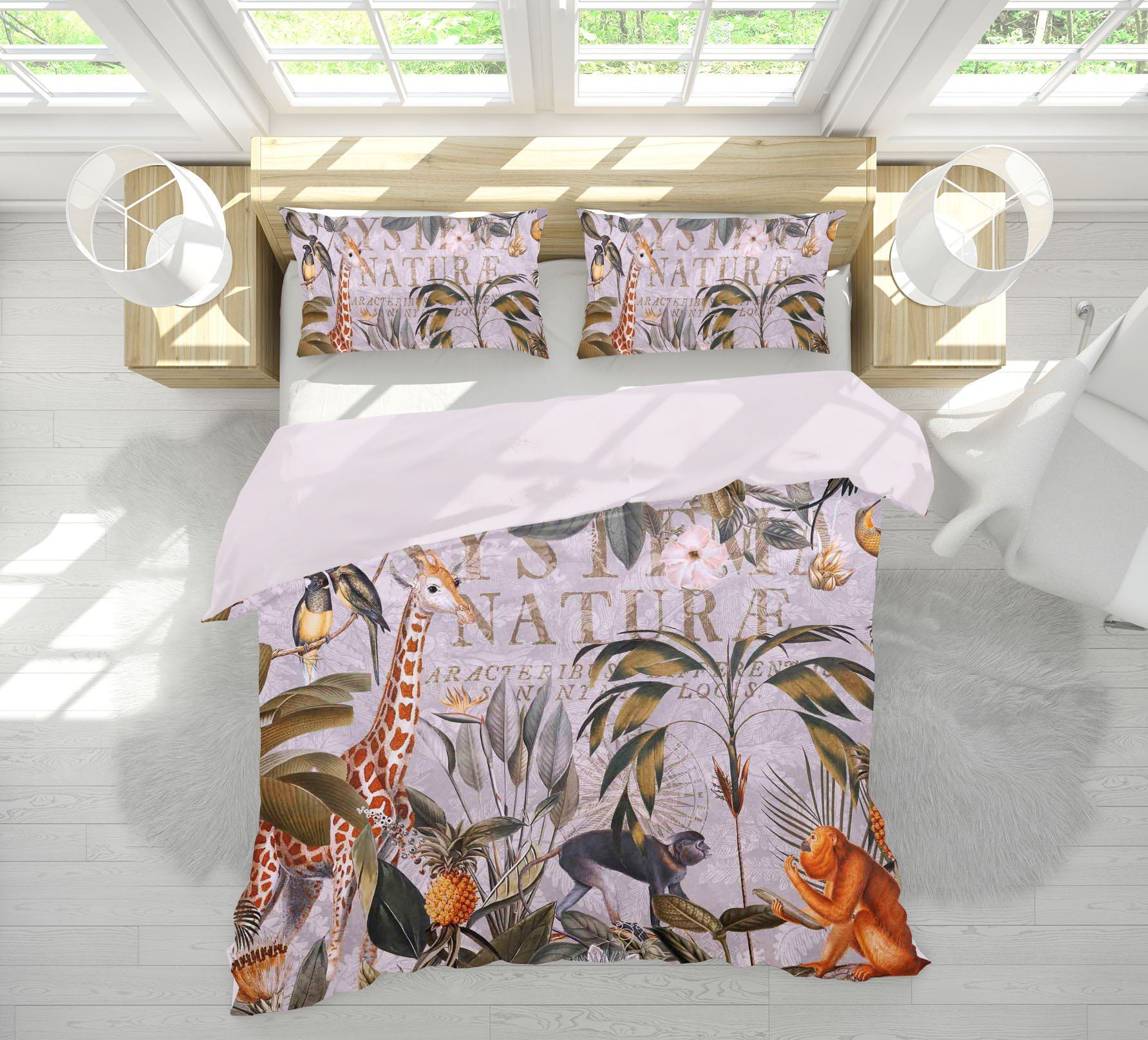 3D Animal Home 2138 Andrea haase Bedding Bed Pillowcases Quilt Quiet Covers AJ Creativity Home 