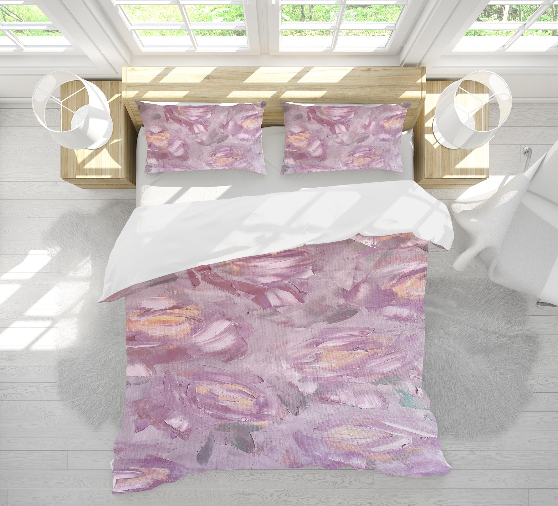 3D Purple Texture 3807 Skromova Marina Bedding Bed Pillowcases Quilt Cover Duvet Cover