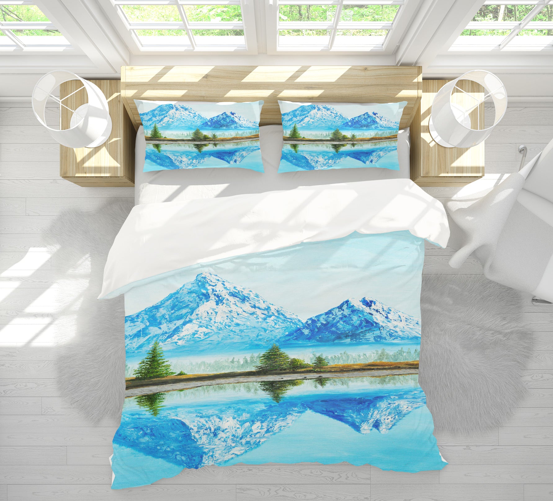 3D Glacier 1765 Marina Zotova Bedding Bed Pillowcases Quilt