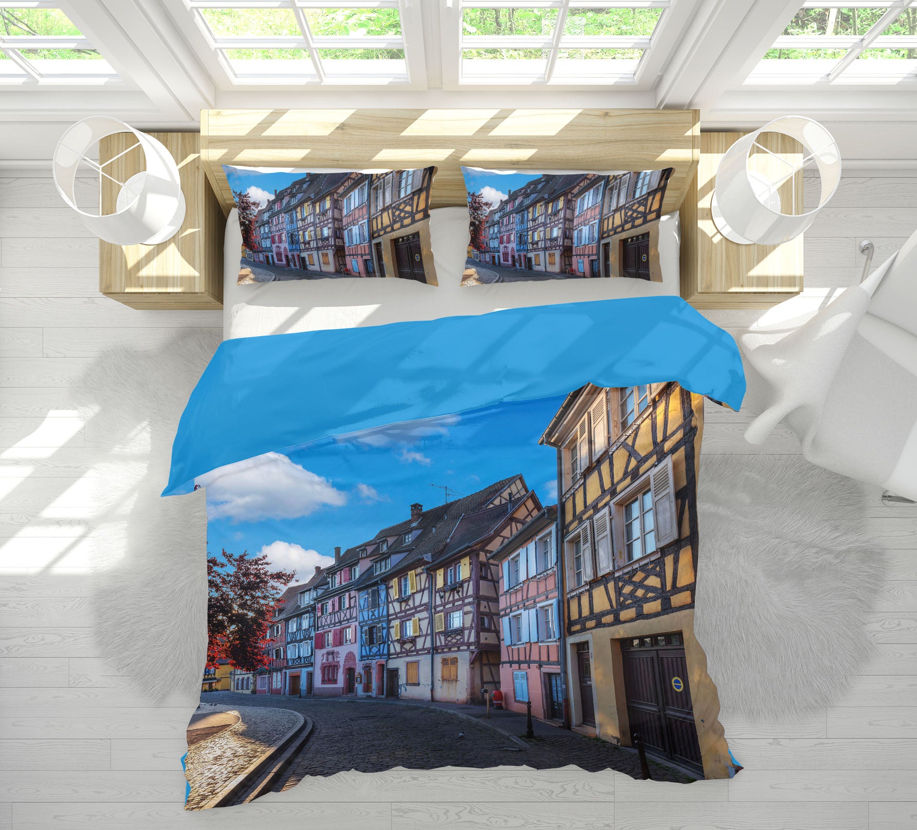 3D Colmar 020 Marco Carmassi Bedding Bed Pillowcases Quilt