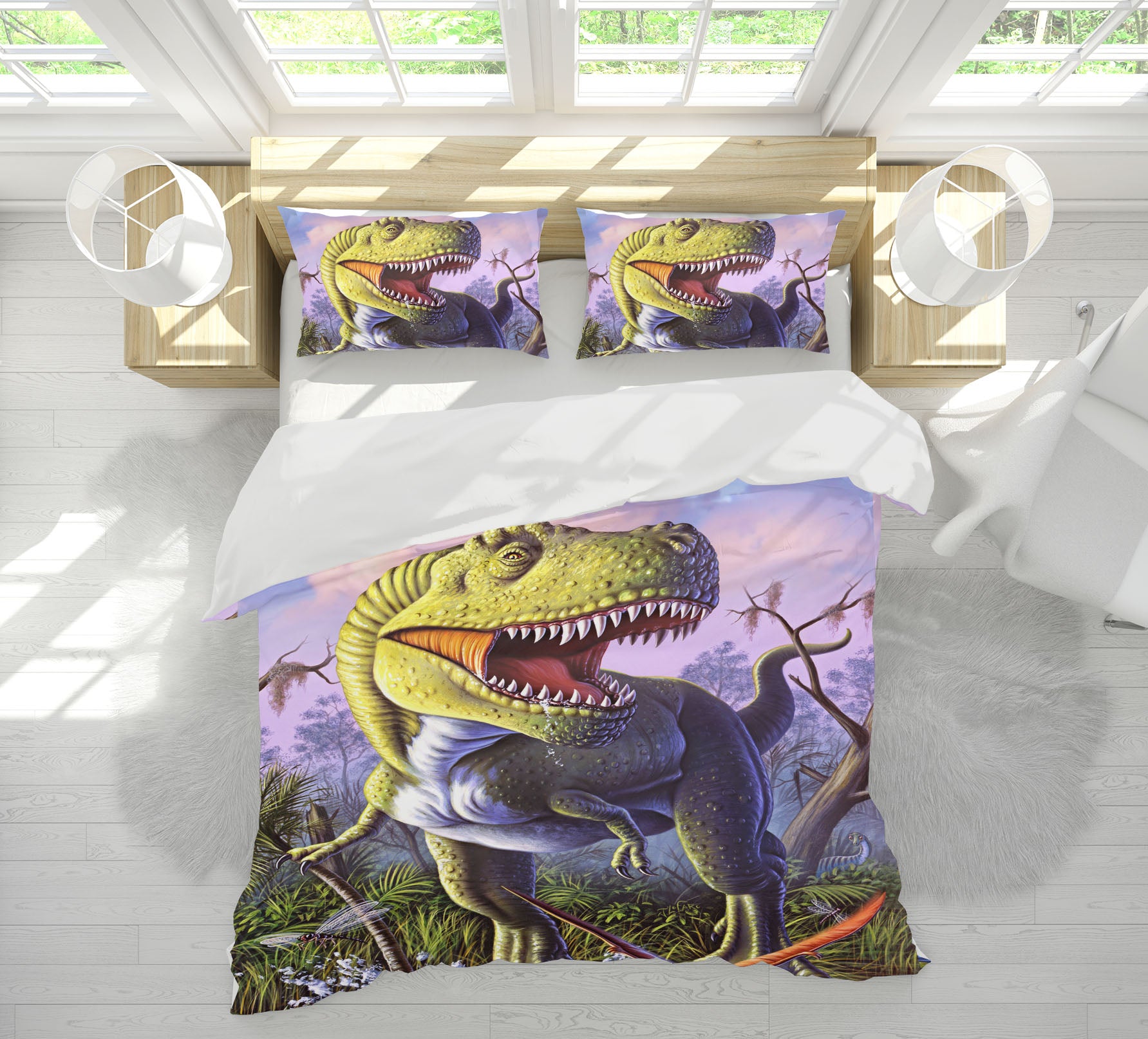 3D Dinosaur 18061 Jerry LoFaro bedding Bed Pillowcases Quilt
