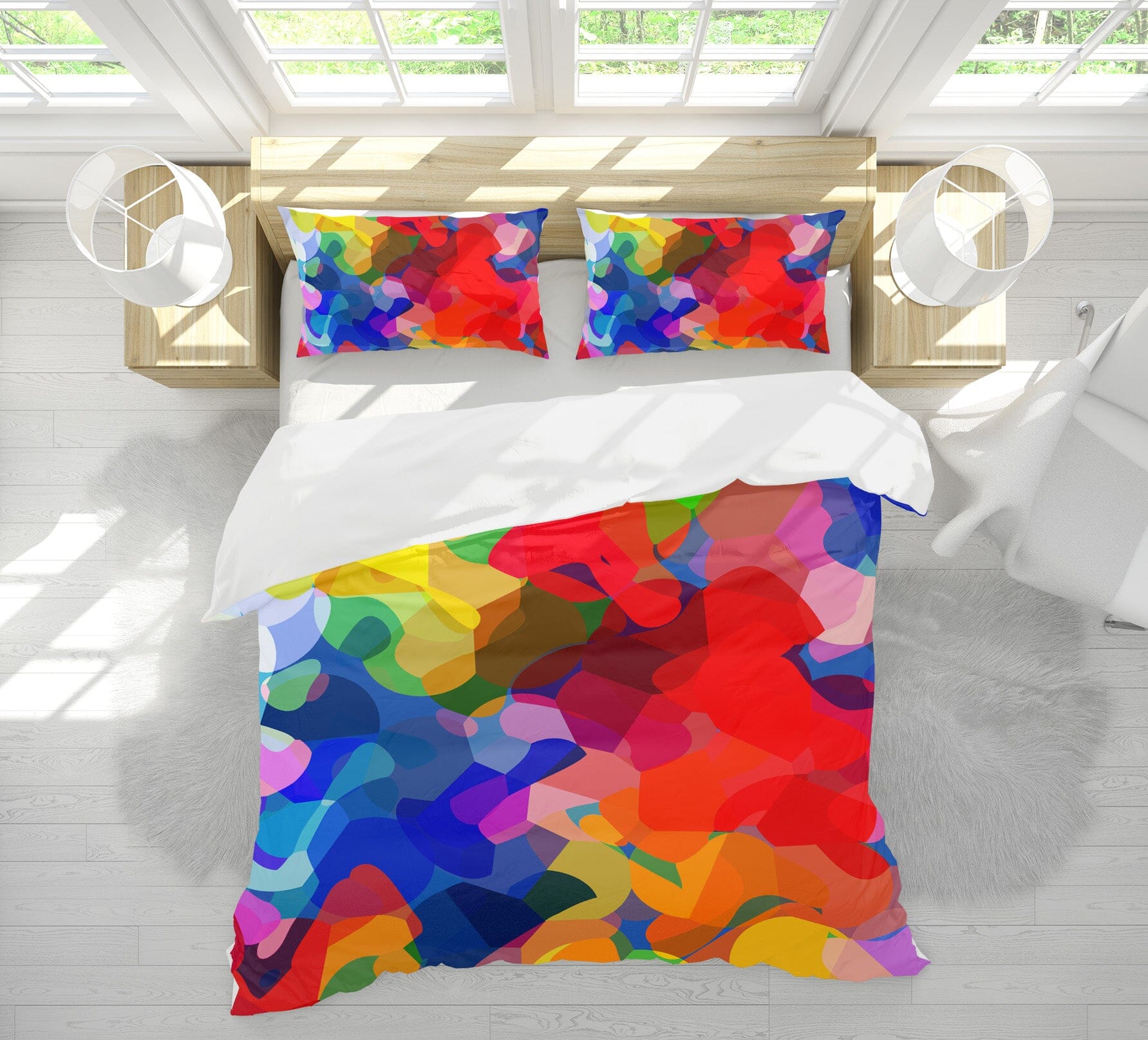 3D Color Pattern 2009 Shandra Smith Bedding Bed Pillowcases Quilt Quiet Covers AJ Creativity Home 