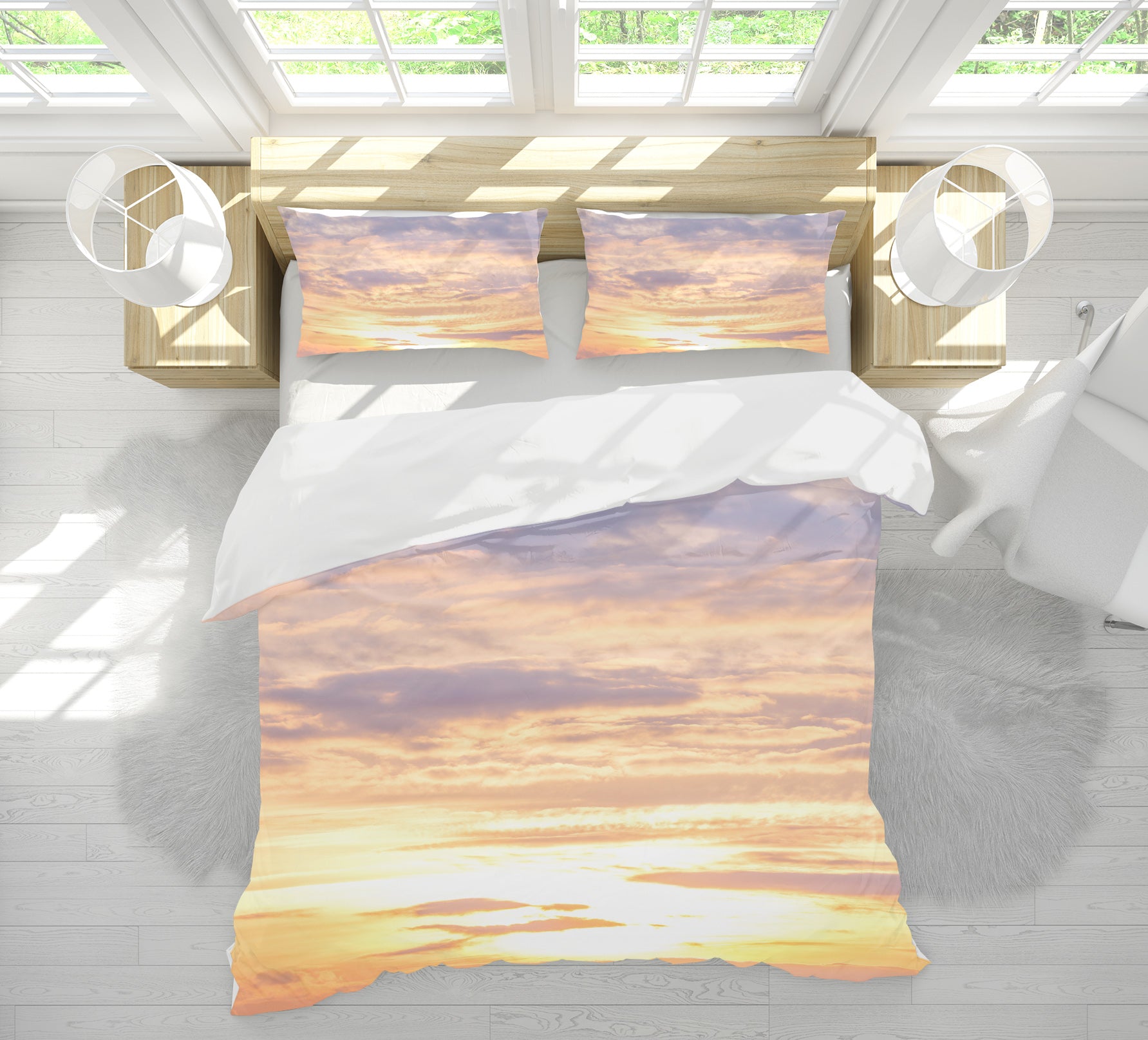 3D Sunset Clouds 7204 Assaf Frank Bedding Bed Pillowcases Quilt Cover Duvet Cover