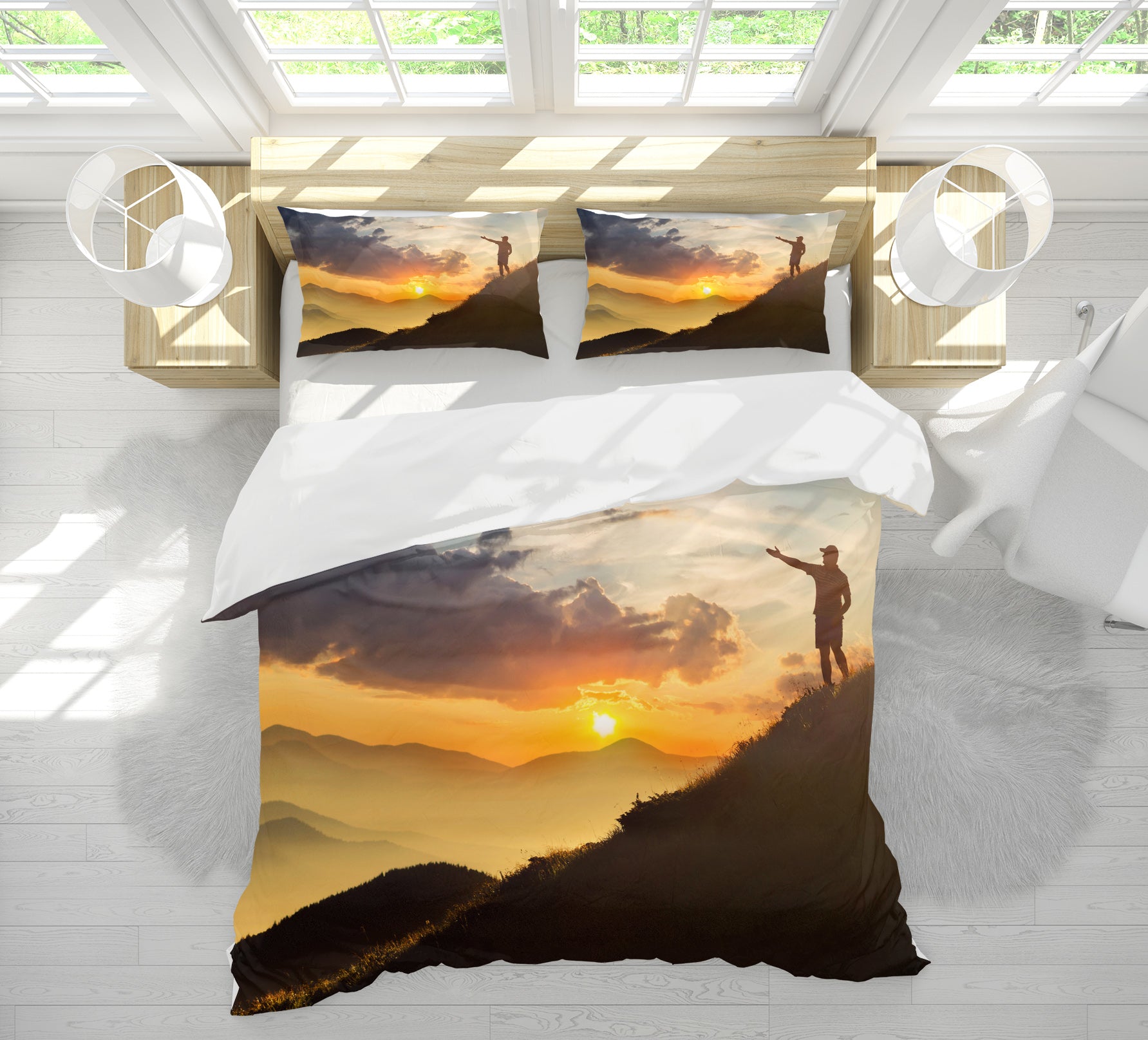 3D Mountain 60249 Bed Pillowcases Quilt