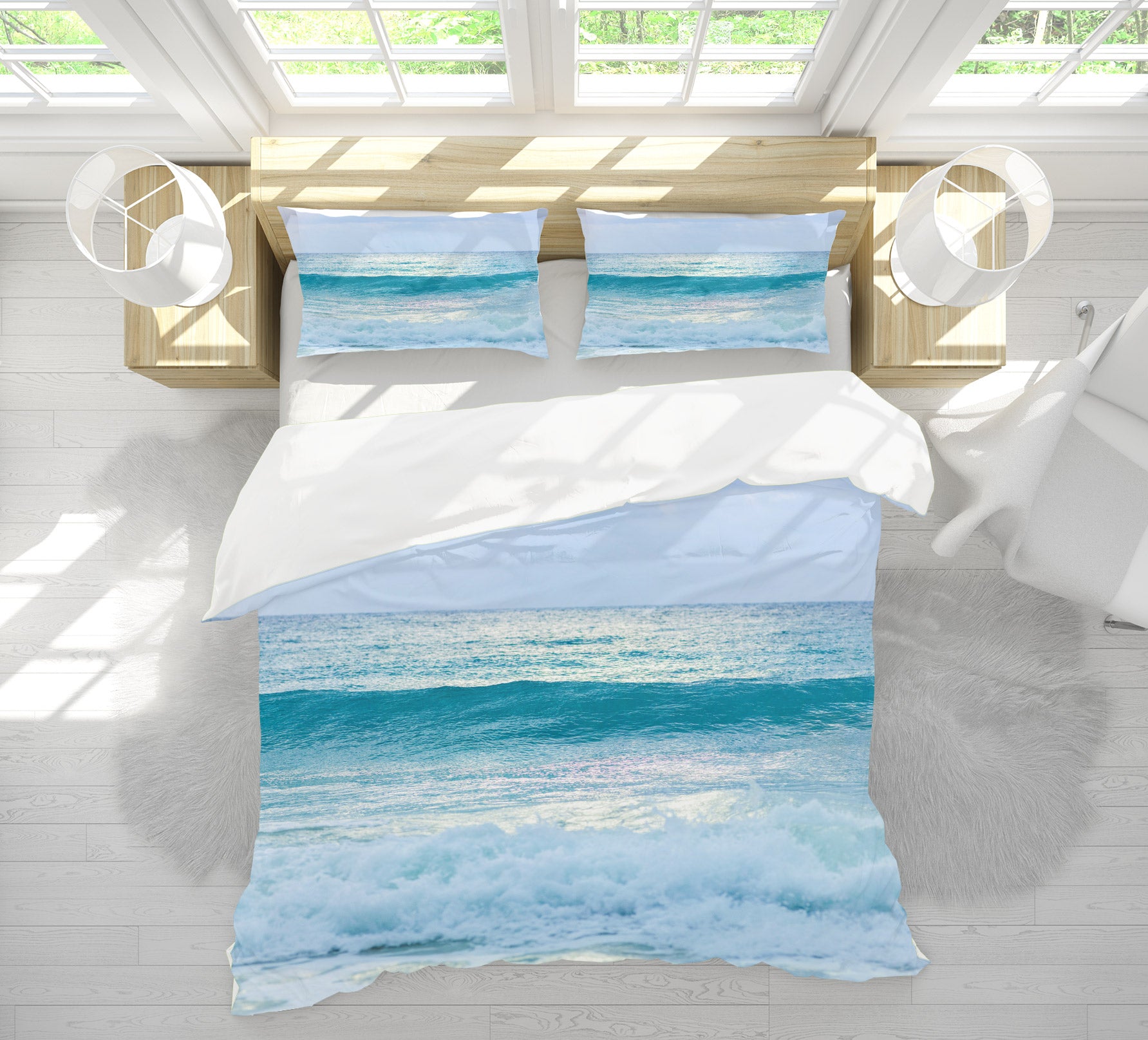 3D Sea Level 6939 Assaf Frank Bedding Bed Pillowcases Quilt Cover Duvet Cover