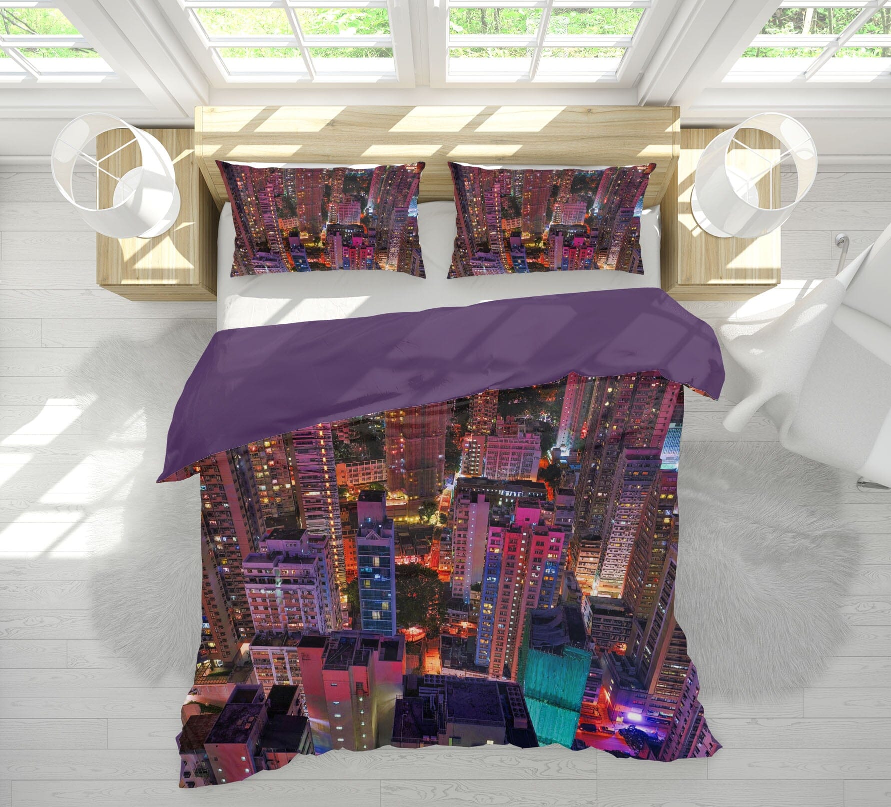 3D Lively City 2129 Marco Carmassi Bedding Bed Pillowcases Quilt Quiet Covers AJ Creativity Home 