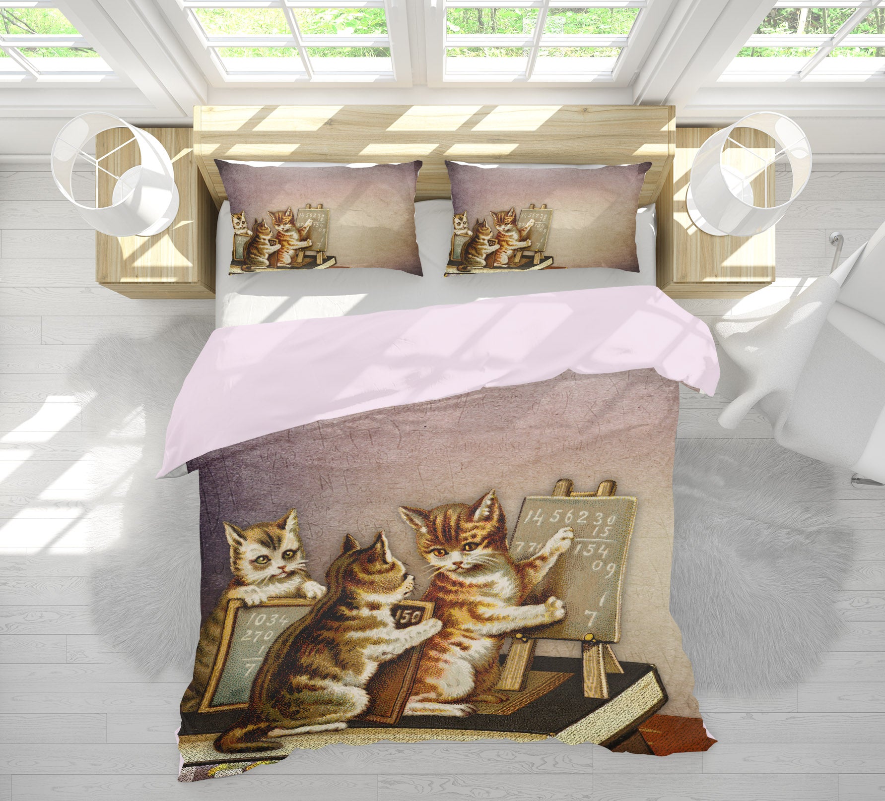 3D Cats 19198 Bed Pillowcases Quilt