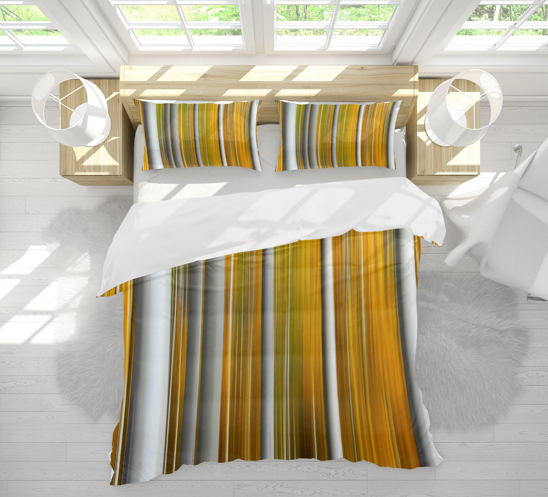 3D Parallel Lines 131 Marco Carmassi Bedding Bed Pillowcases Quilt
