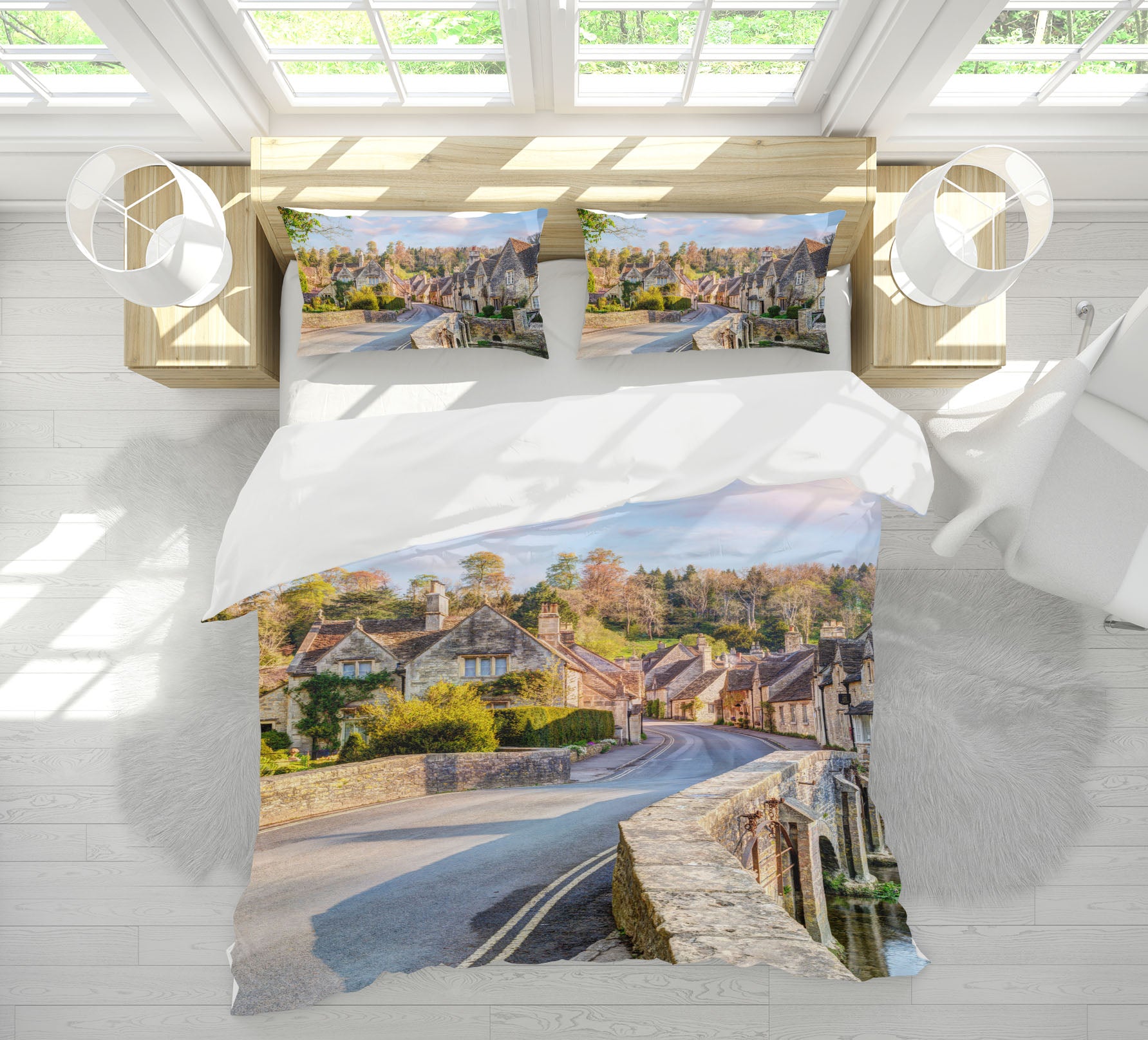 3D Rural Roads 7182 Assaf Frank Bedding Bed Pillowcases Quilt Cover Duvet Cover