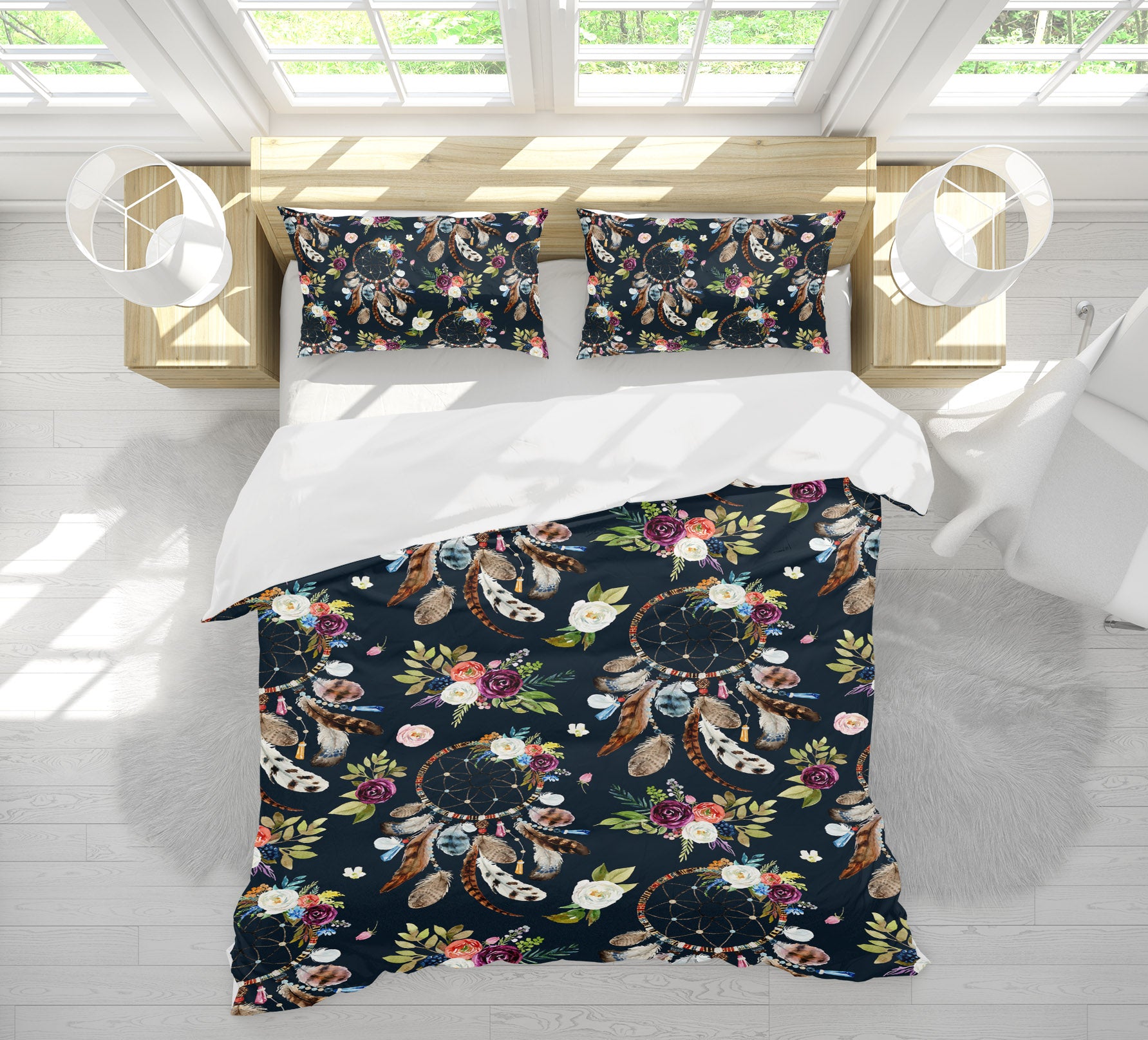 3D Dream Catcher Pattern 15010 Bed Pillowcases Quilt