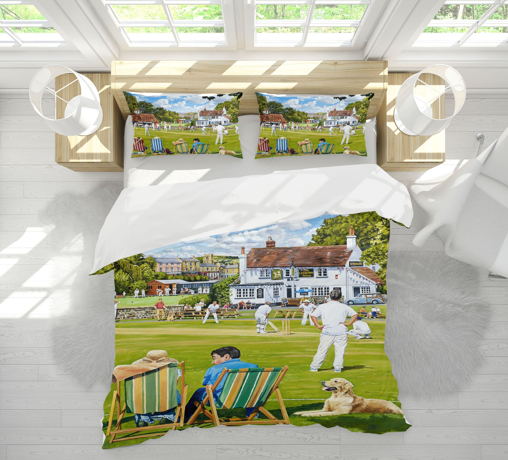 3D Lawn Play 8907 Trevor Mitchell bedding Bed Pillowcases Quilt