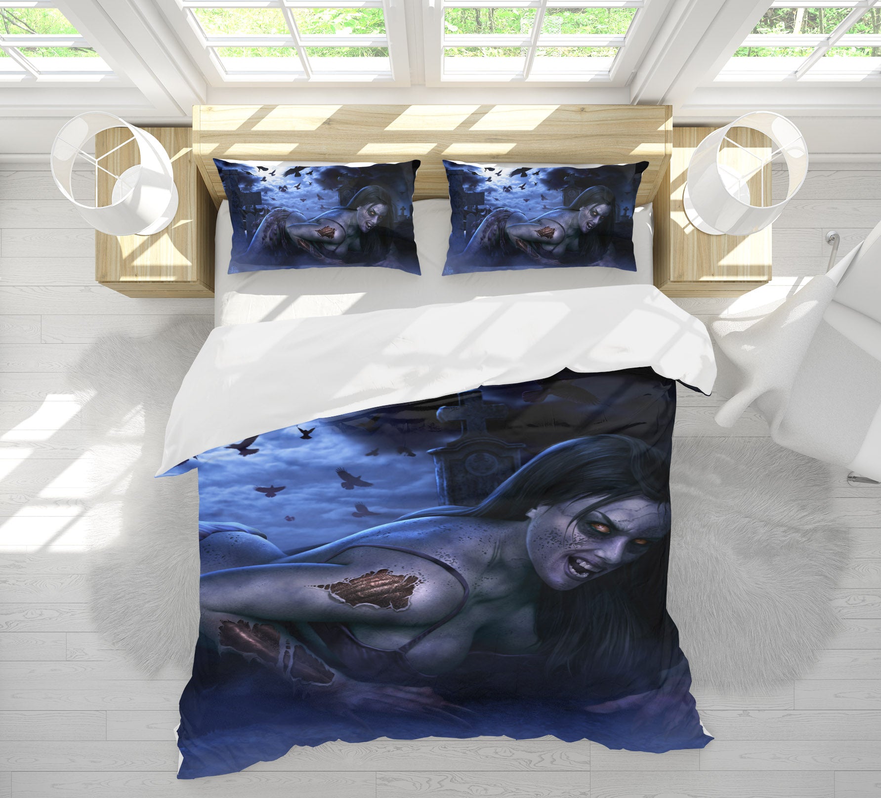 3D Woman 4090 Tom Wood Bedding Bed Pillowcases Quilt