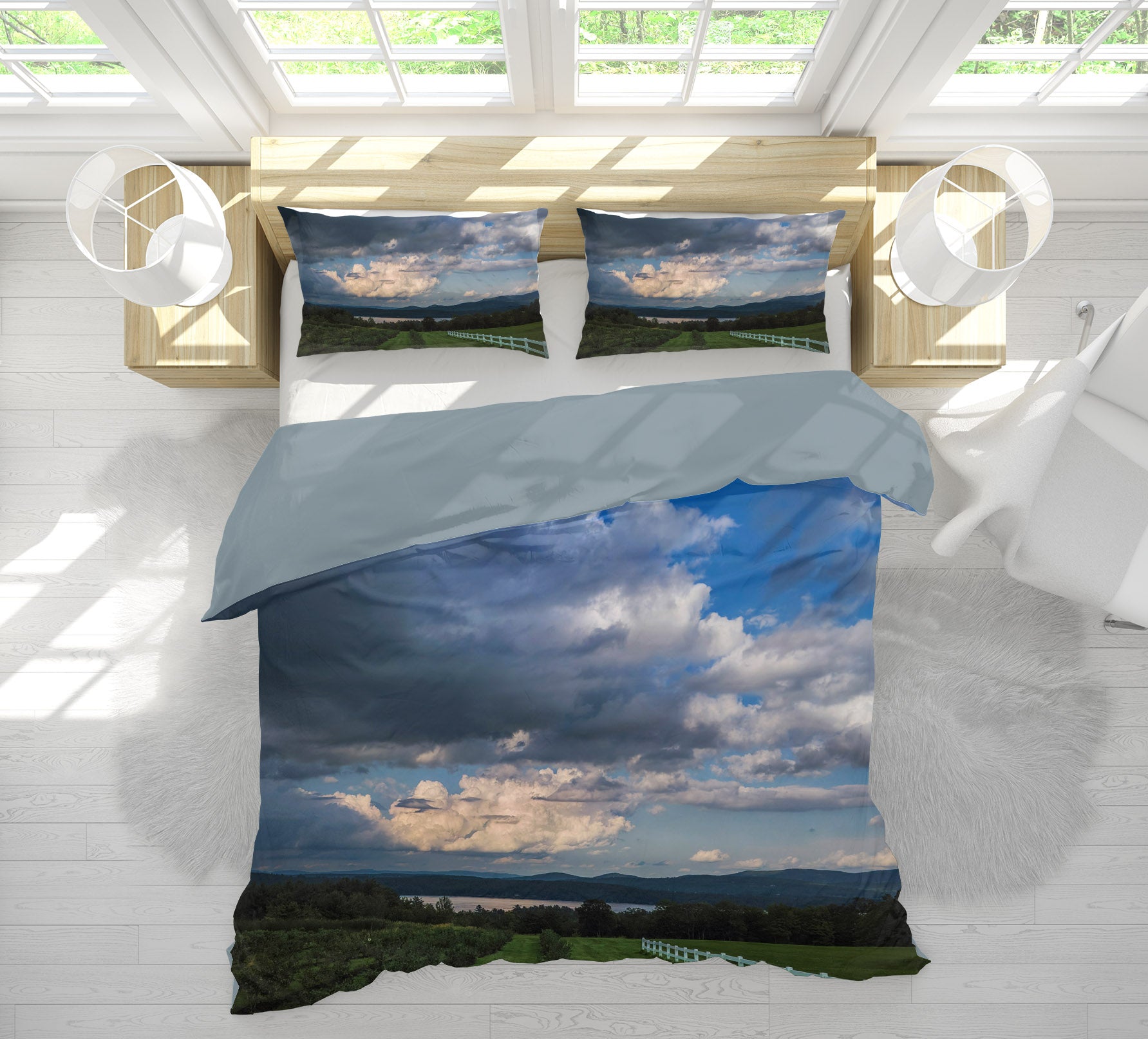 3D Distant Lake 1006 Jerry LoFaro bedding Bed Pillowcases Quilt