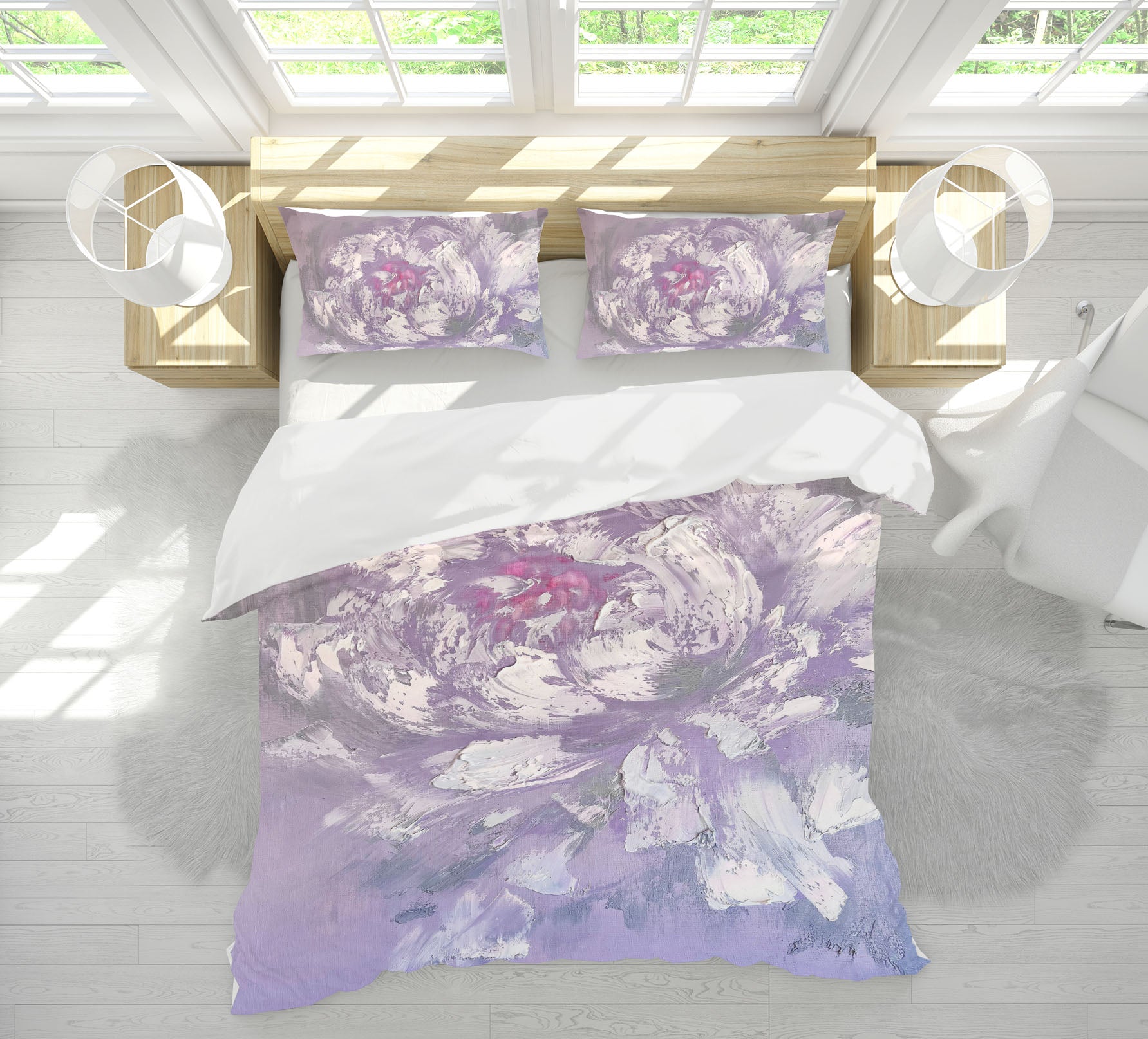 3D White Pattern 3806 Skromova Marina Bedding Bed Pillowcases Quilt Cover Duvet Cover