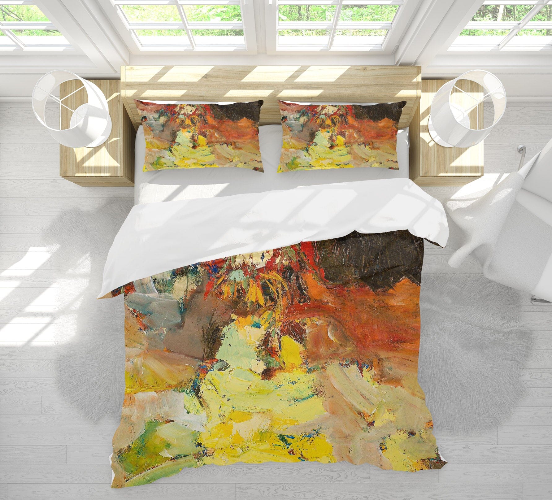 3D Color Oil Painting 2002 Allan P. Friedlander Bedding Bed Pillowcases Quilt Quiet Covers AJ Creativity Home 