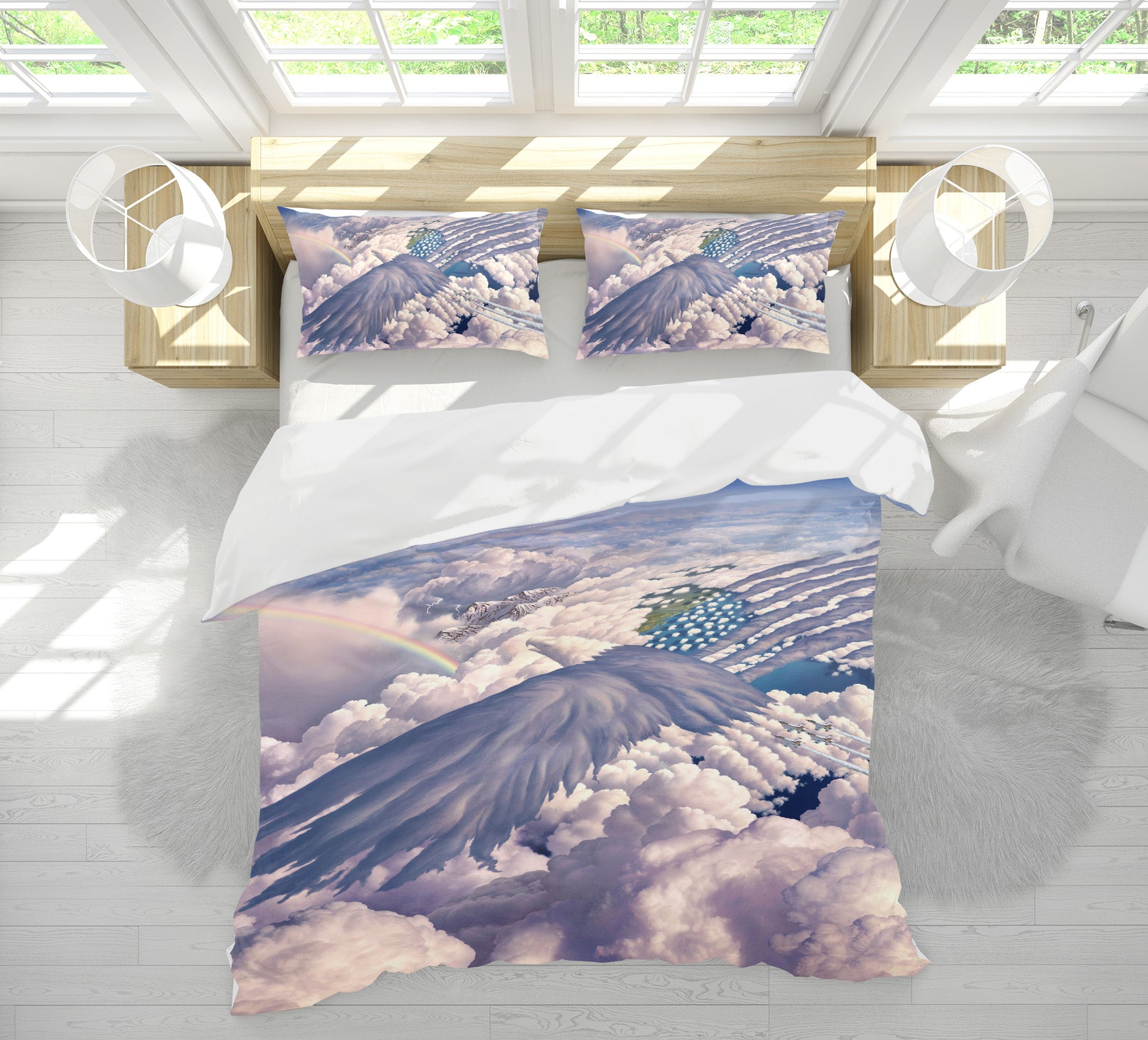 3D Clouds 86035 Jerry LoFaro bedding Bed Pillowcases Quilt