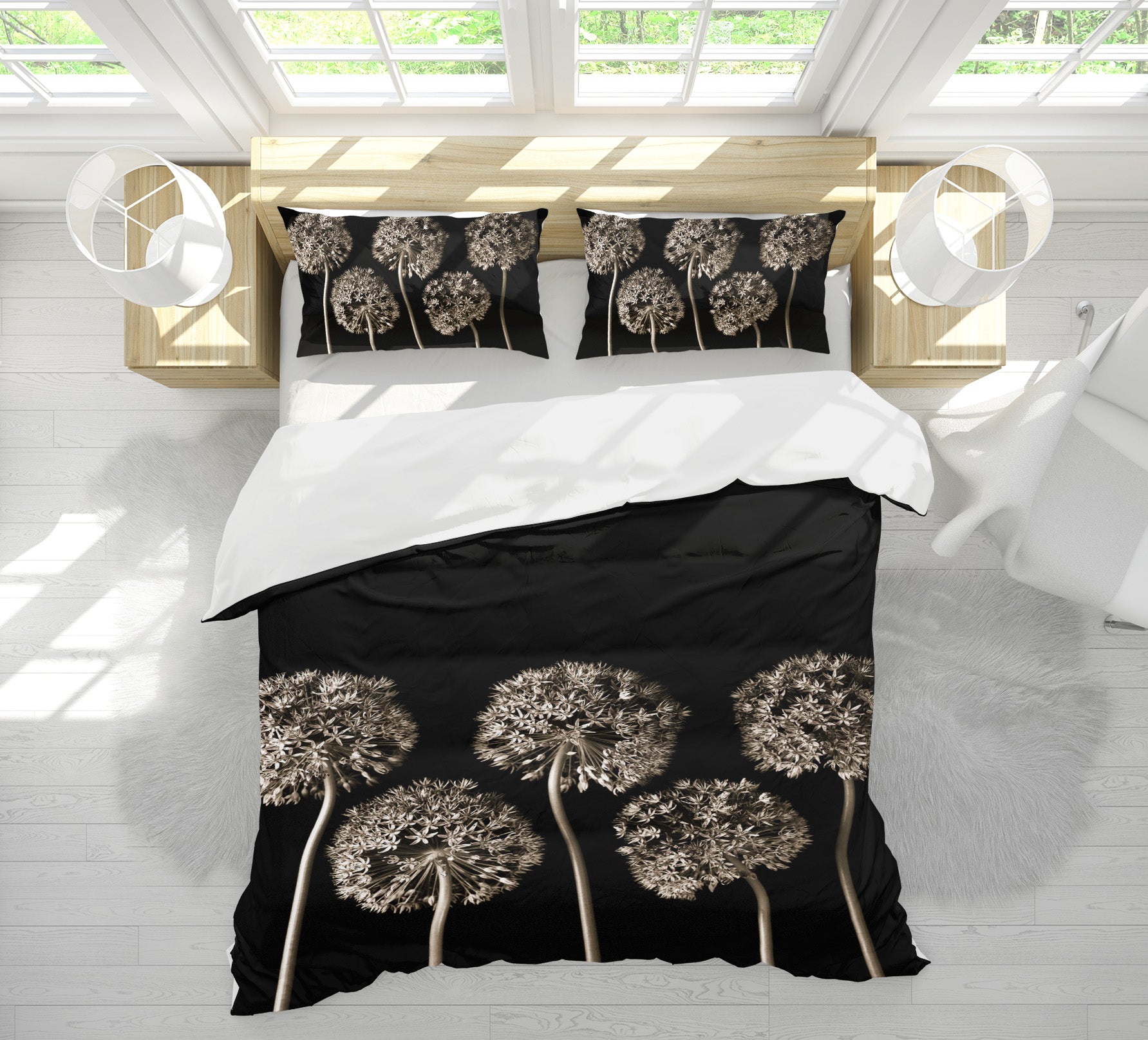 3D Simple Dandelion 7104 Assaf Frank Bedding Bed Pillowcases Quilt Cover Duvet Cover