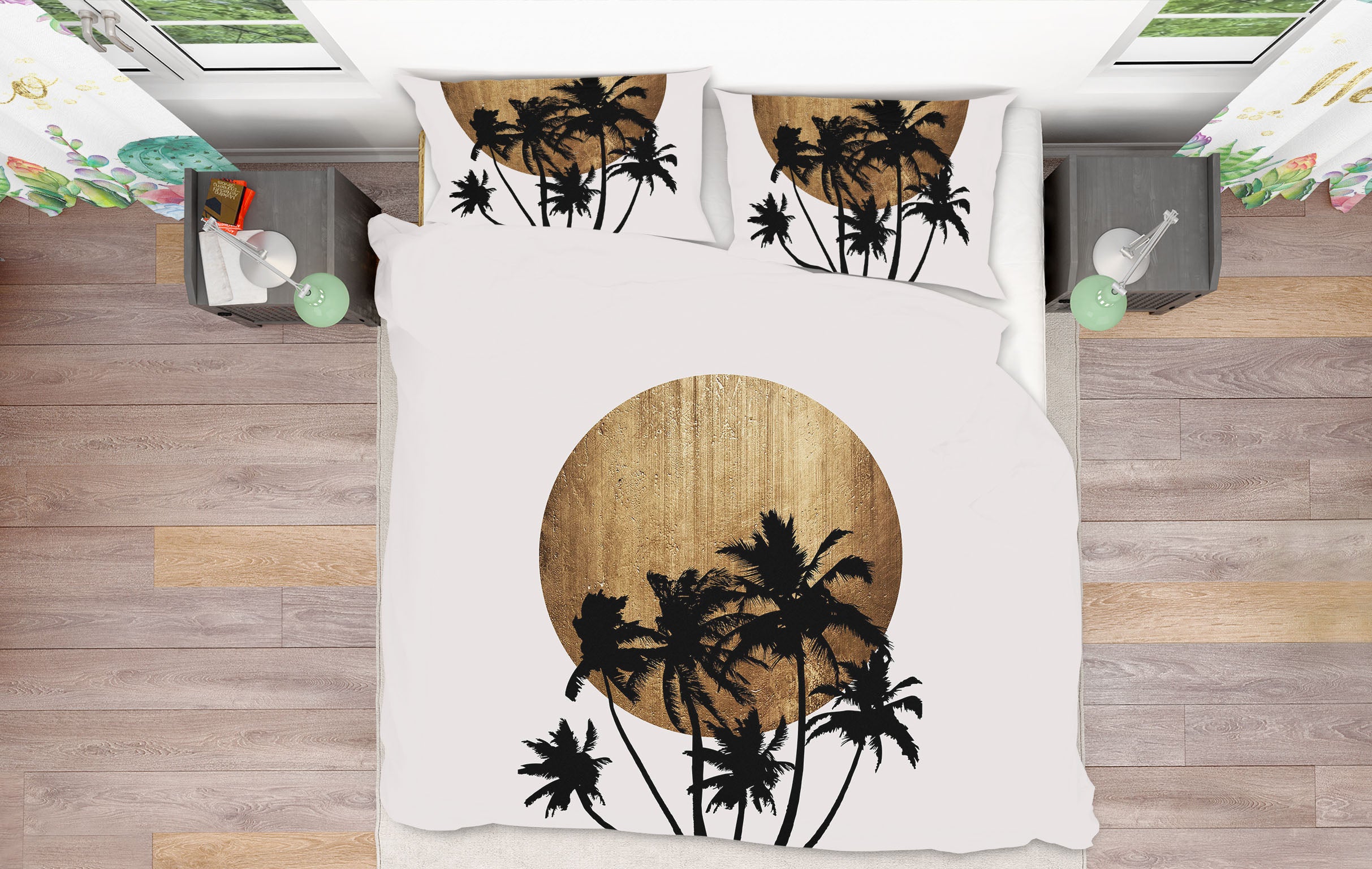 3D Coconut Tree 182 Boris Draschoff Bedding Bed Pillowcases Quilt