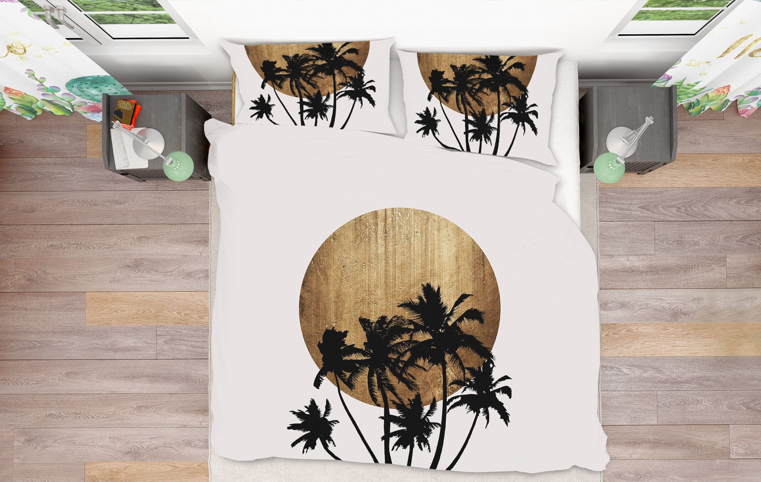 3D Coconut Tree 182 Boris Draschoff Bedding Bed Pillowcases Quilt Quiet Covers AJ Creativity Home 