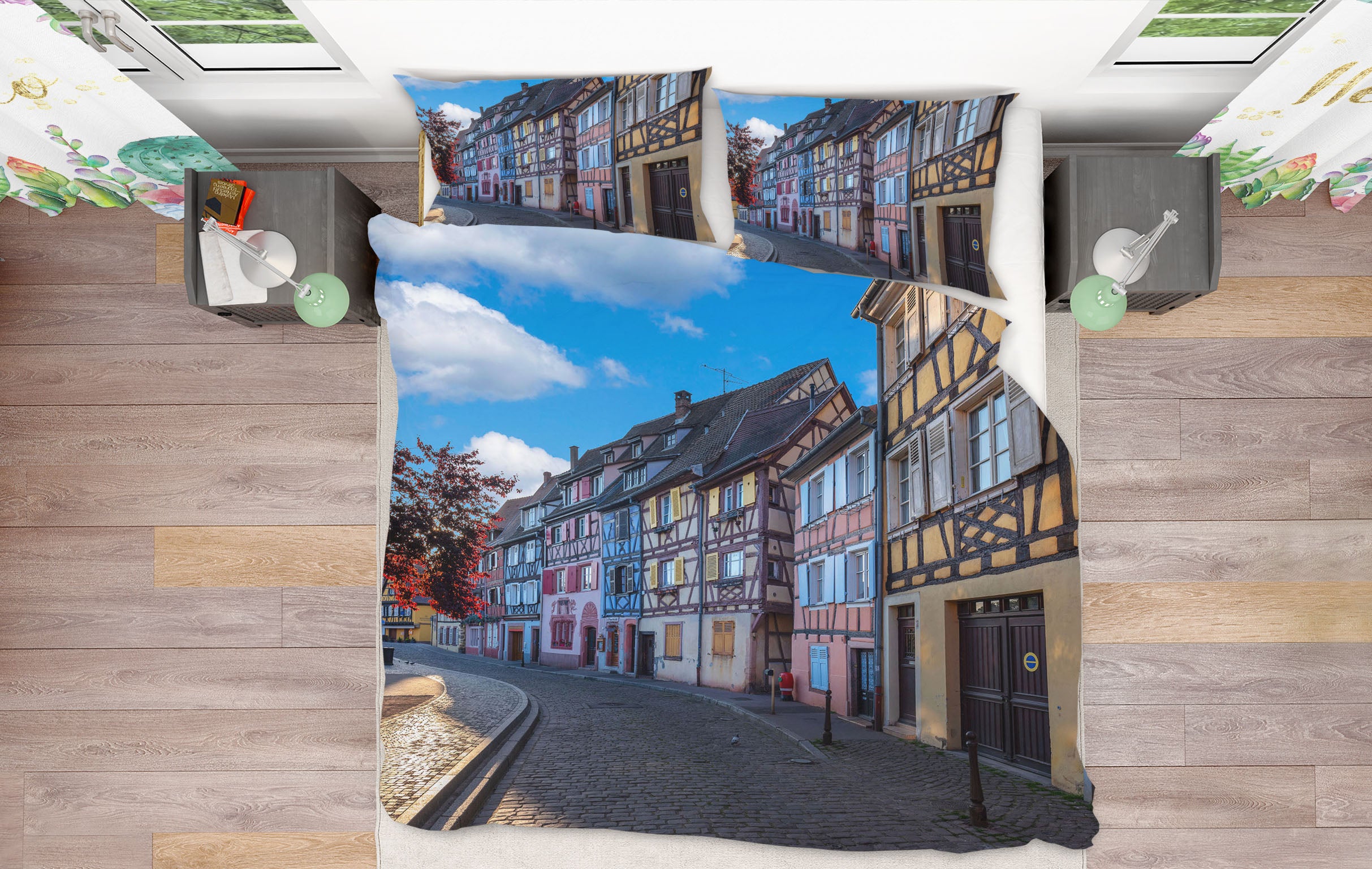 3D Colmar 020 Marco Carmassi Bedding Bed Pillowcases Quilt