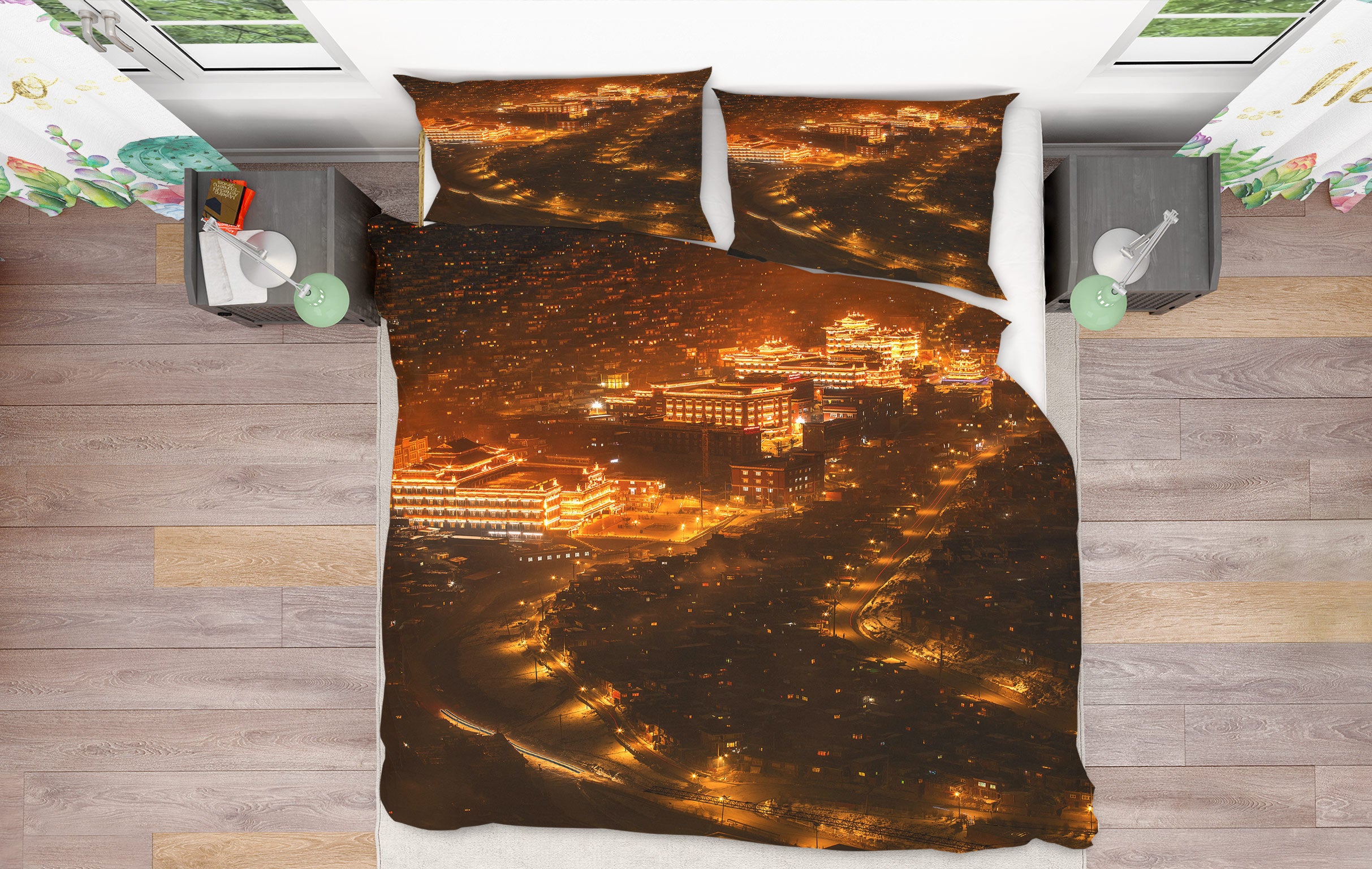 3D Light Vessel 16149 Bed Pillowcases Quilt