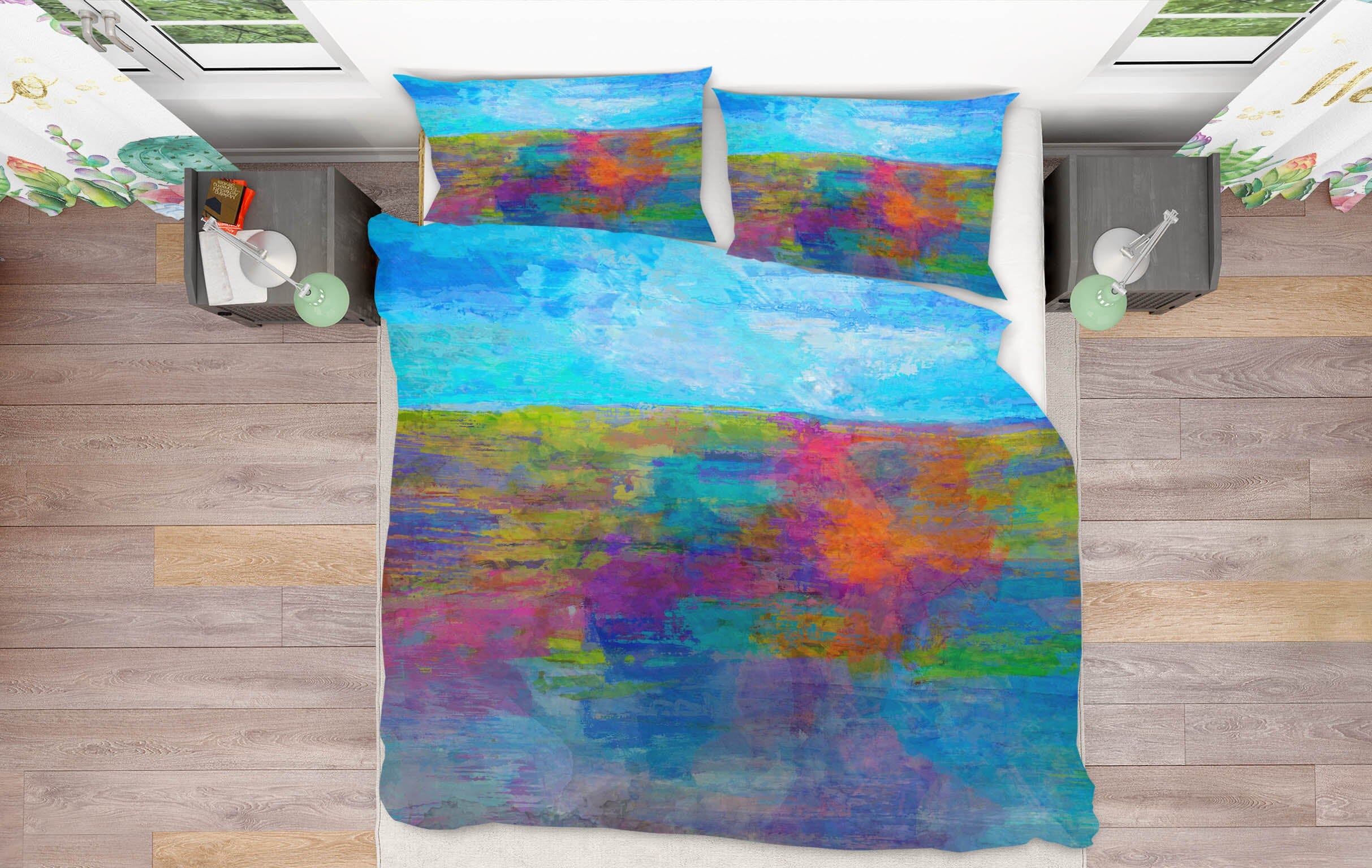 3D Colored Sea Floor 2116 Michael Tienhaara Bedding Bed Pillowcases Quilt Quiet Covers AJ Creativity Home 