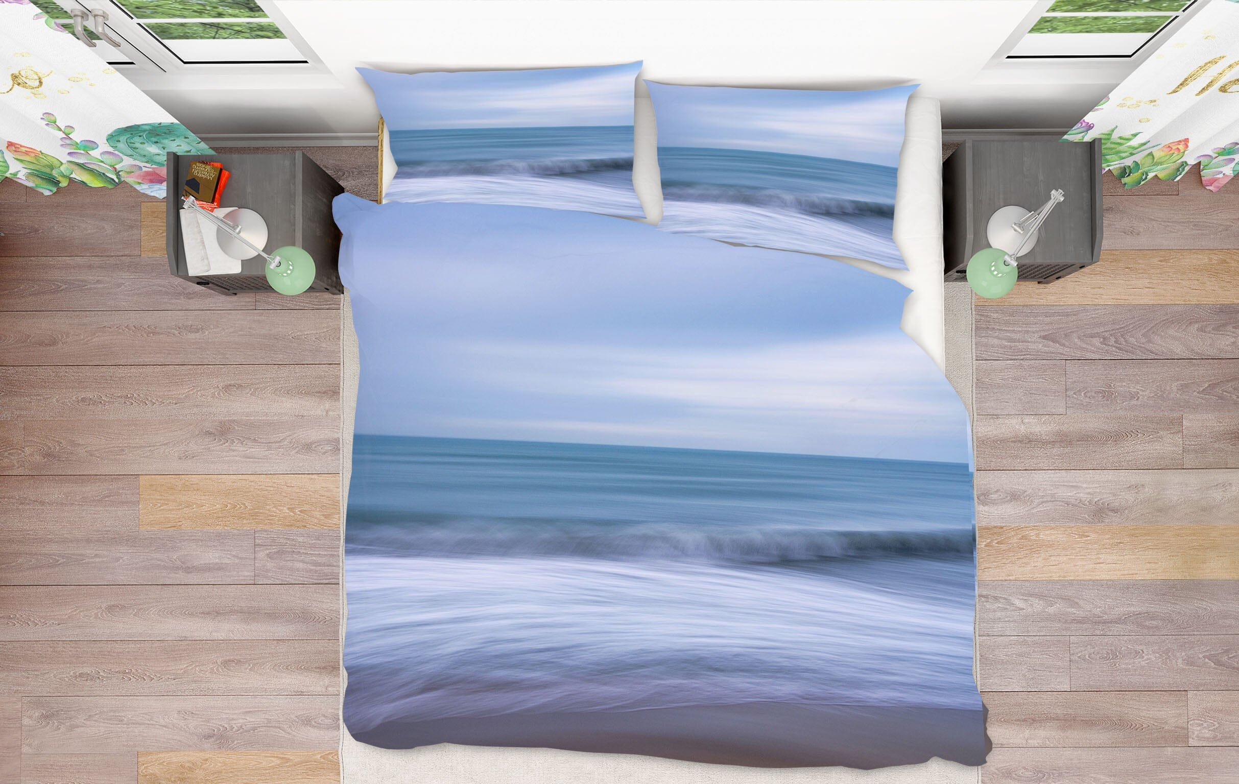 3D Stormy Waves 2151 Marco Carmassi Bedding Bed Pillowcases Quilt Quiet Covers AJ Creativity Home 