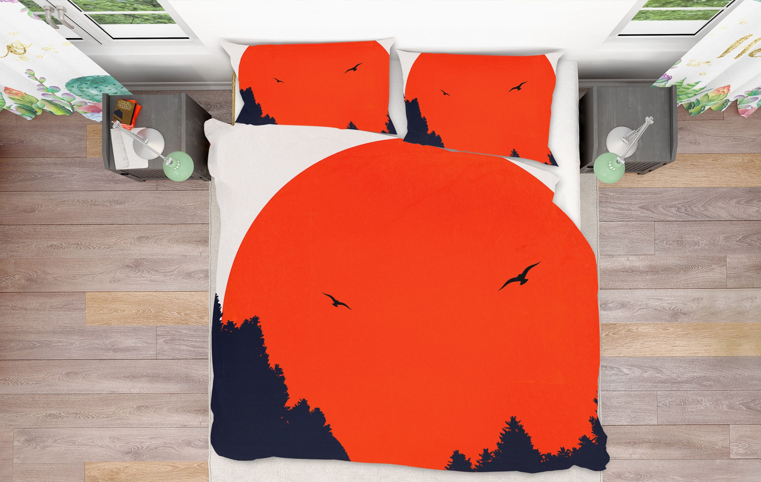 3D Forest Bird 233 Boris Draschoff Bedding Bed Pillowcases Quilt