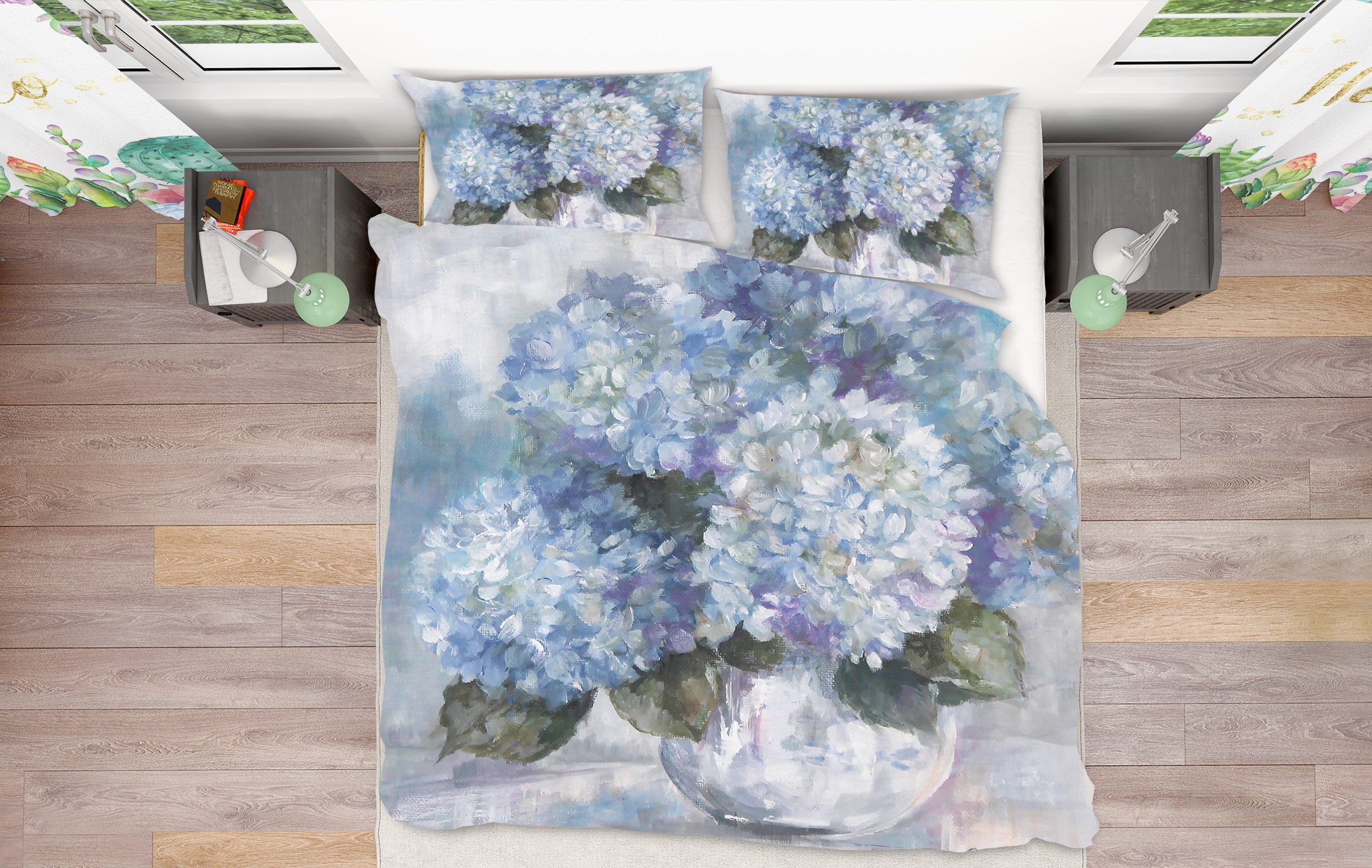 3D Flower Ball Bush 2104 Debi Coules Bedding Bed Pillowcases Quilt
