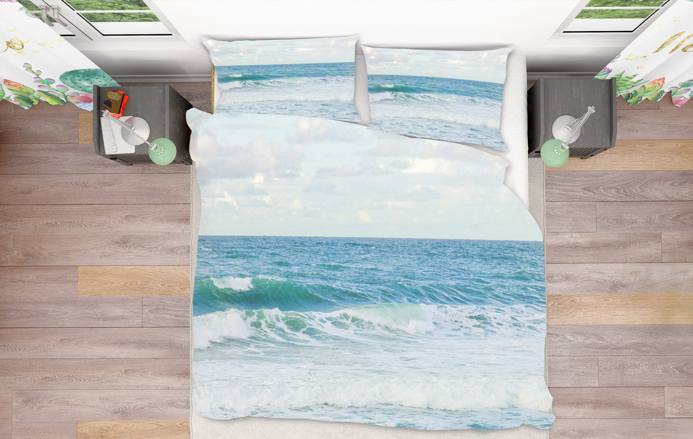 3D Blue Ocean 6927 Assaf Frank Bedding Bed Pillowcases Quilt Cover Duvet Cover