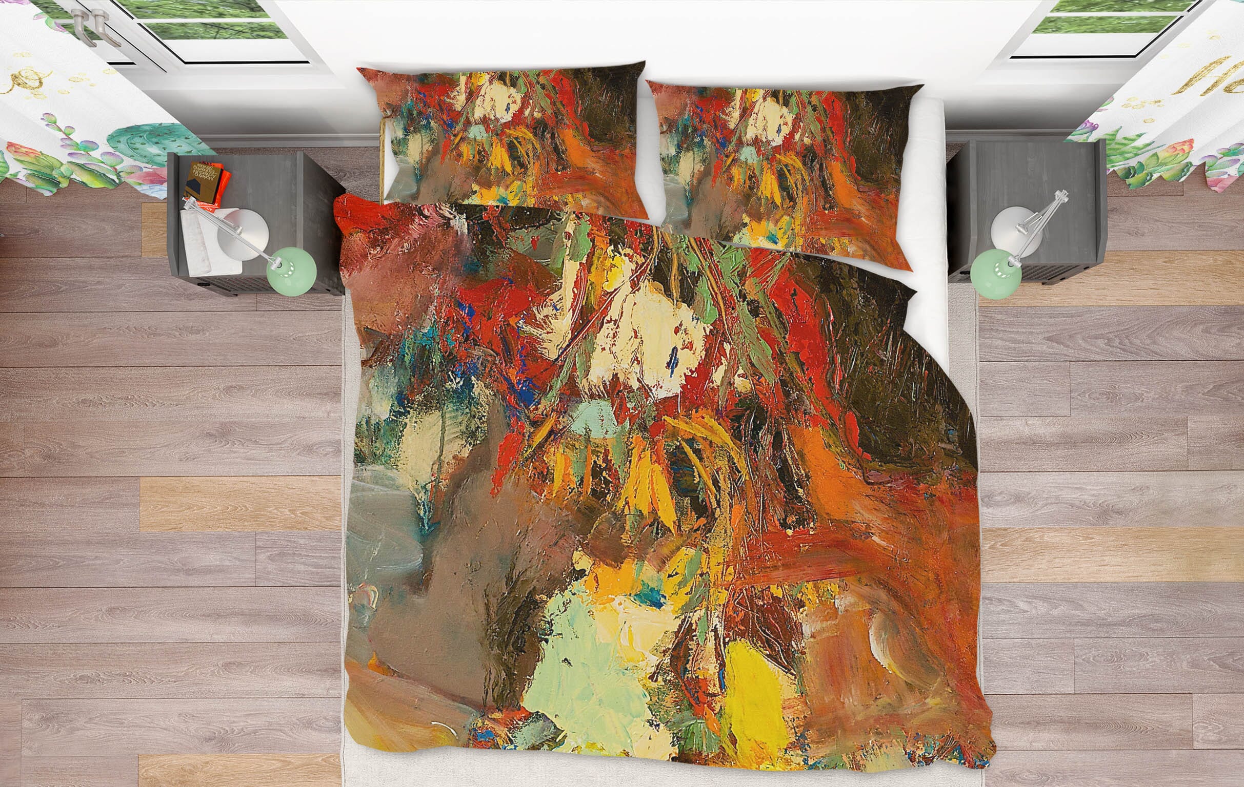 3D Painted Art 101 Allan P. Friedlander Bedding Bed Pillowcases Quilt Quiet Covers AJ Creativity Home 